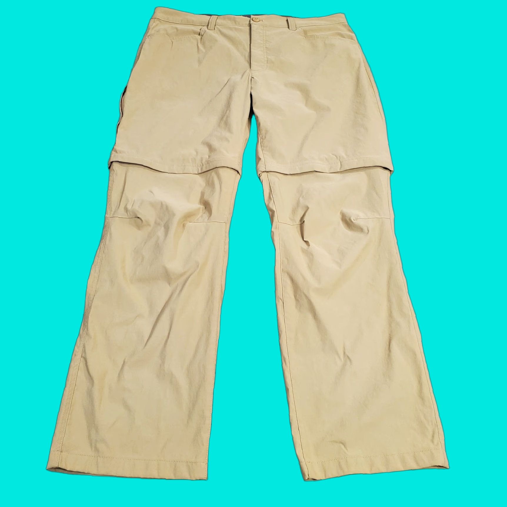 Eddie Bauer Eddie Bauer Pants Mens 38x32 Beige Cargo Performance Stretch Convertible Tech Size US 38 / EU 54 - 1 Thumbnail