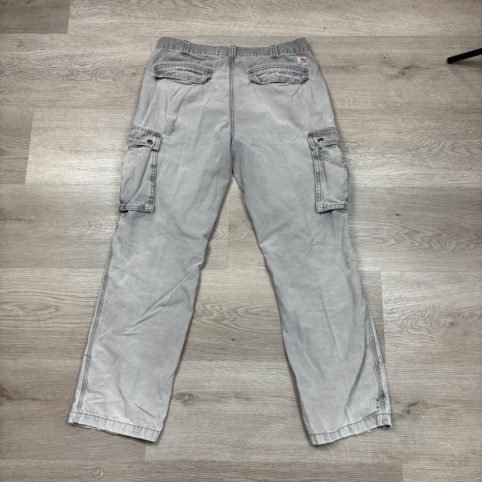 Carhartt Carhartt Relaxed Fit Canvas Cargo Work Pant 36x30.5 Workwear Size US 36 / EU 52 - 3 Thumbnail