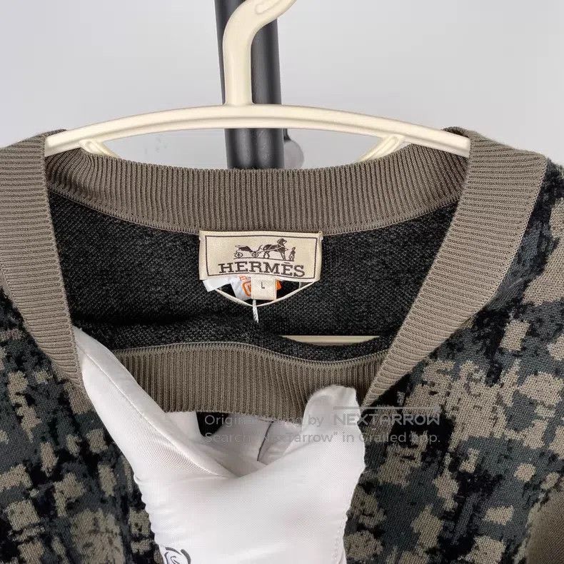 Hermes Hermes Exclusive Round Neck Wool Blended Knit Sweater with Size US L / EU 52-54 / 3 - 6 Thumbnail