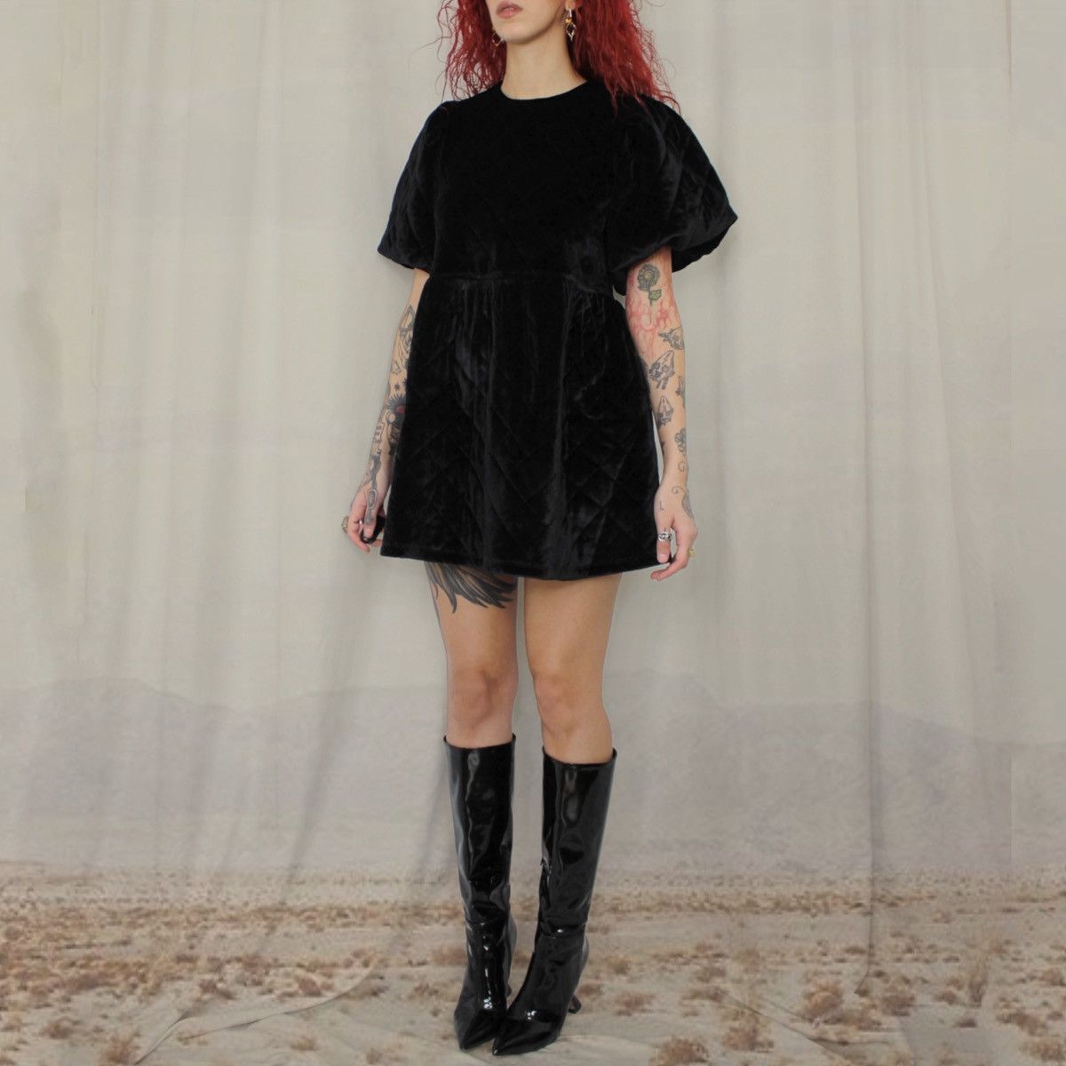 Other 🎁BALOON VELVET DRESS🎁 Size M / US 6-8 / IT 42-44 - 2 Thumbnail