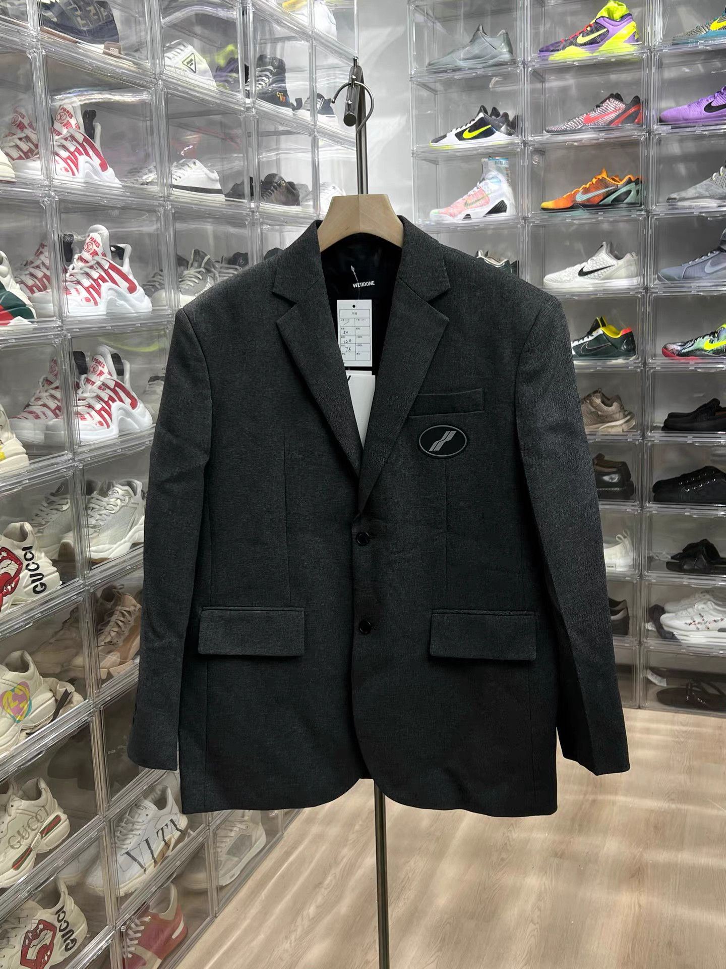 WE11DONE WE11DONE Badge Detail Blazer K15 Size US S / EU 44-46 / 1 - 1 Thumbnail
