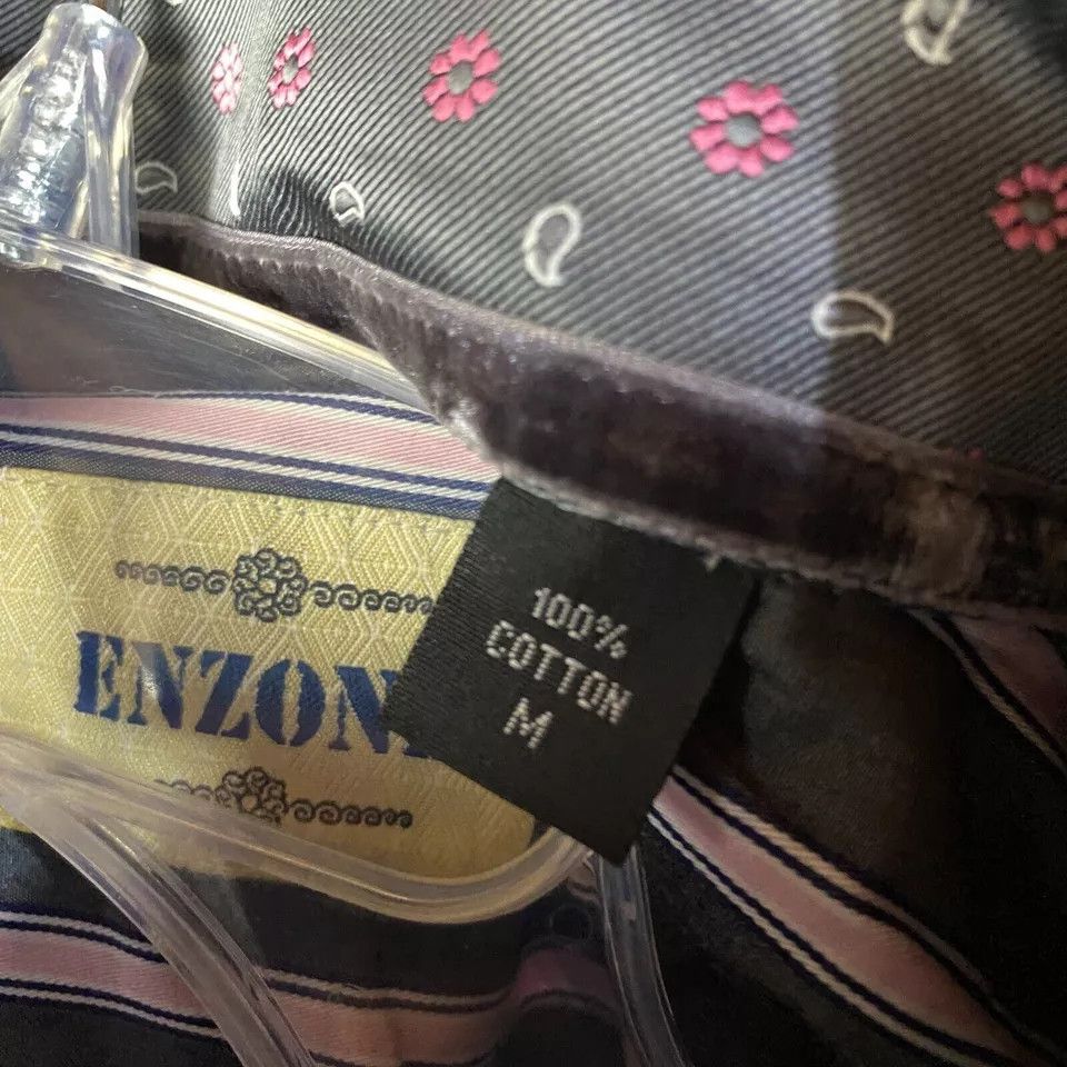 Other Enzone Button Up Shirt Men's Medium Striped Long Sleeve M Size US M / EU 48-50 / 2 - 4 Thumbnail