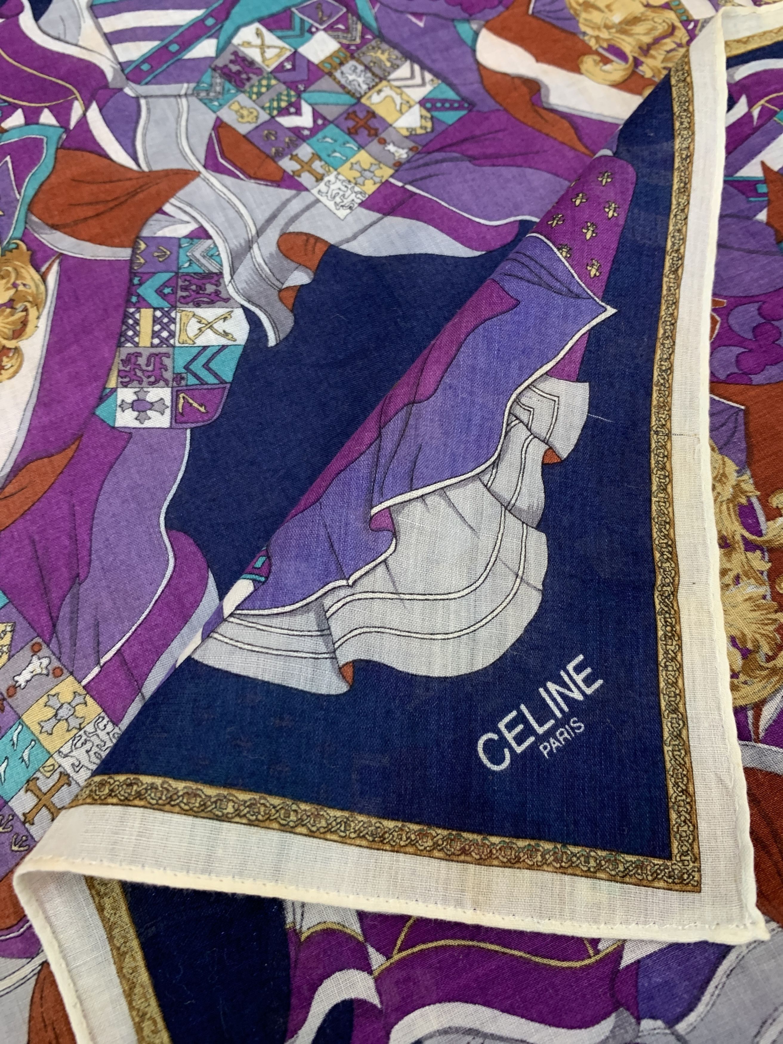 Celine × Vintage Vintage Celine Handkerchief/Neckerchief - HKA977 Size ONE SIZE - 8 Thumbnail
