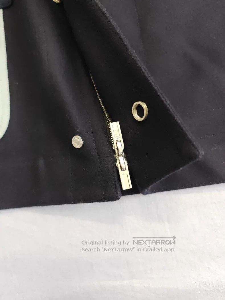 Hermes Hermes Navy Blue 87% Wool + 10% Cashmere Loose Fit Jacket Size US S / EU 44-46 / 1 - 8 Thumbnail