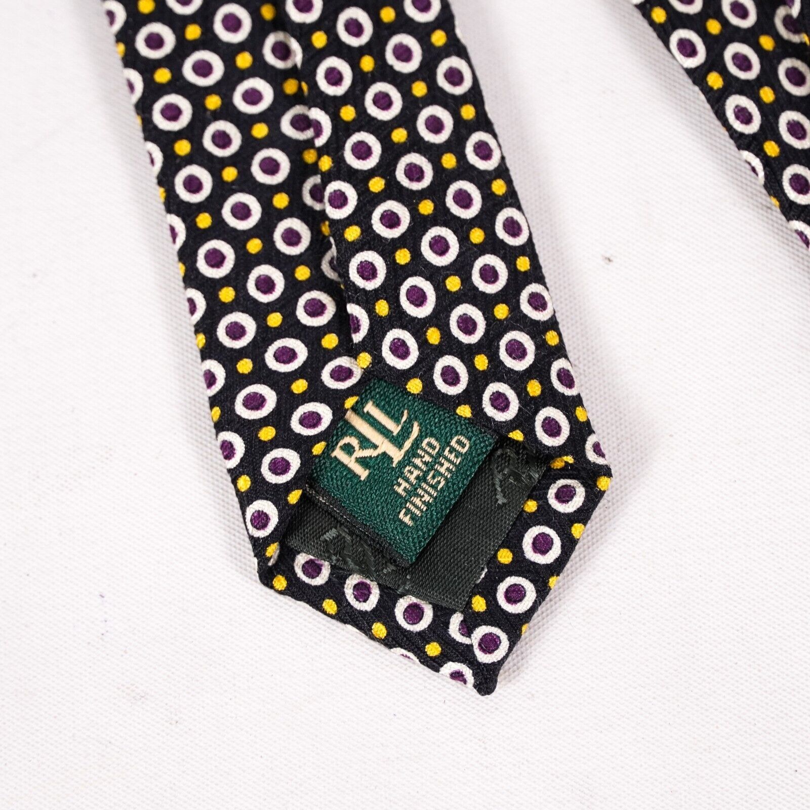 Ralph Lauren Ralph Lauren Neck Tie Necktie Geometric Circles Polka Dots Size ONE SIZE - 4 Thumbnail