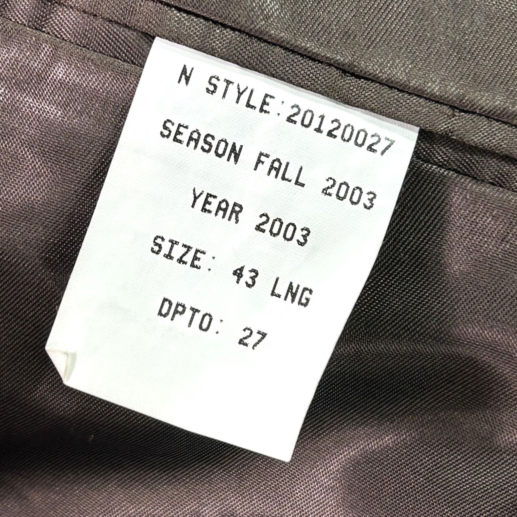 Brooks Brothers Brooks Brothers 346 Mens Blazer Sport Coat Jacket Long Wool Tweed Herringbone Brown Notch Lapel Two-Button 44L Size 44R - 5 Thumbnail