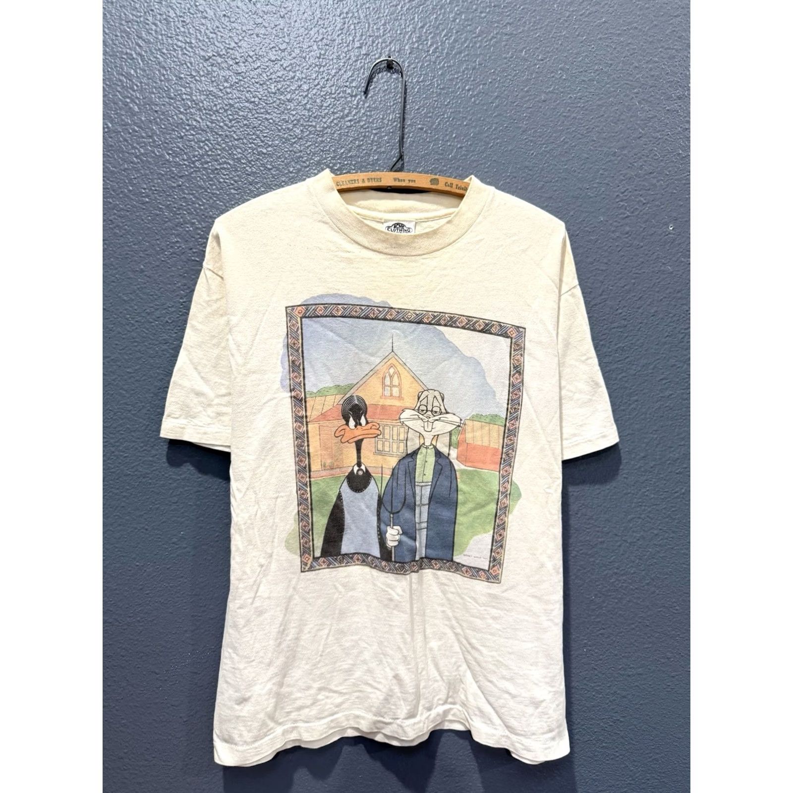Vintage VINTAGE Looney Tunes Acme 90s White T-Shirt Large Men Shirt L White 90s Mens Size US L / EU 52-54 / 3 - 4 Thumbnail