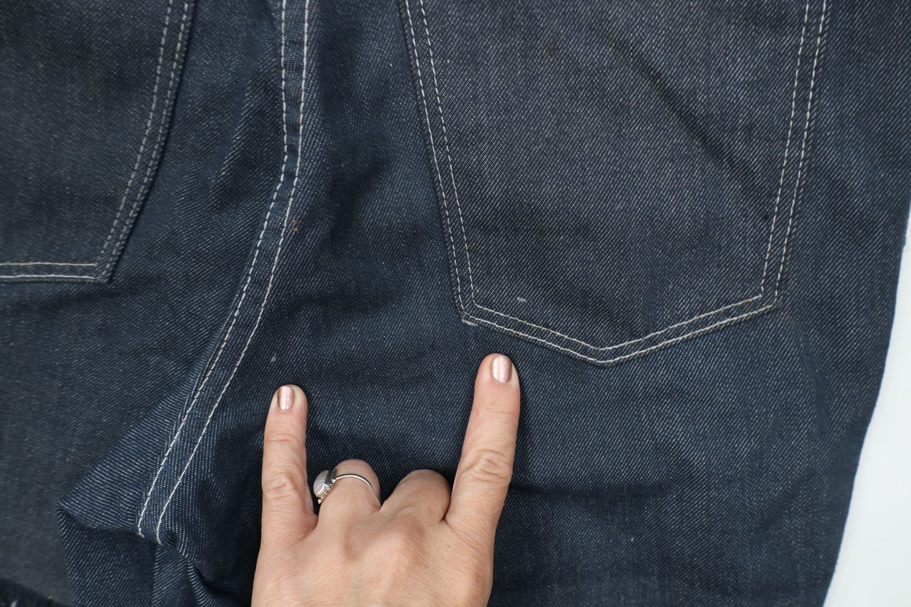 Vintage Vintage 70s Streetwear Frayed Chambray Denim Jean Shorts USA Size US 30 / EU 46 - 12 Thumbnail