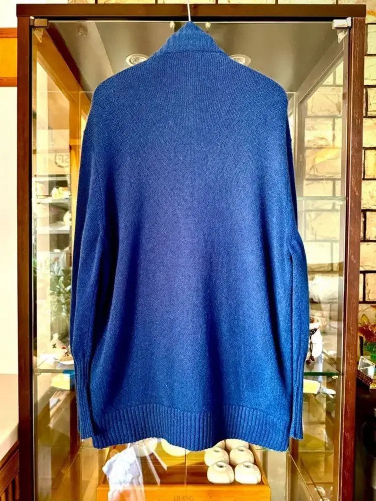 Hermes Hermes leather joint zip-up knitwear sweater-2505 Size US L / EU 52-54 / 3 - 3 Thumbnail