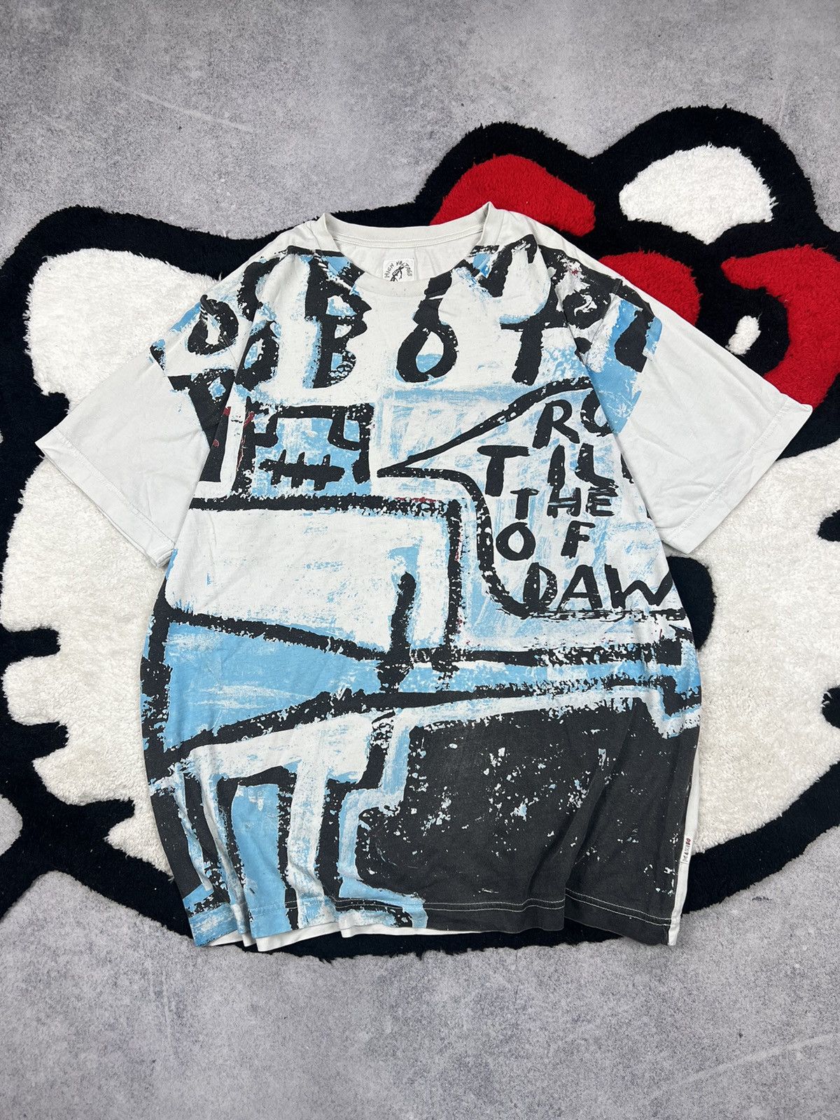 Mambo Vintage Y2K Mambo Overprinted Surf Style USA Tee Shirt Size US XL / EU 56 / 4 - 1 Thumbnail