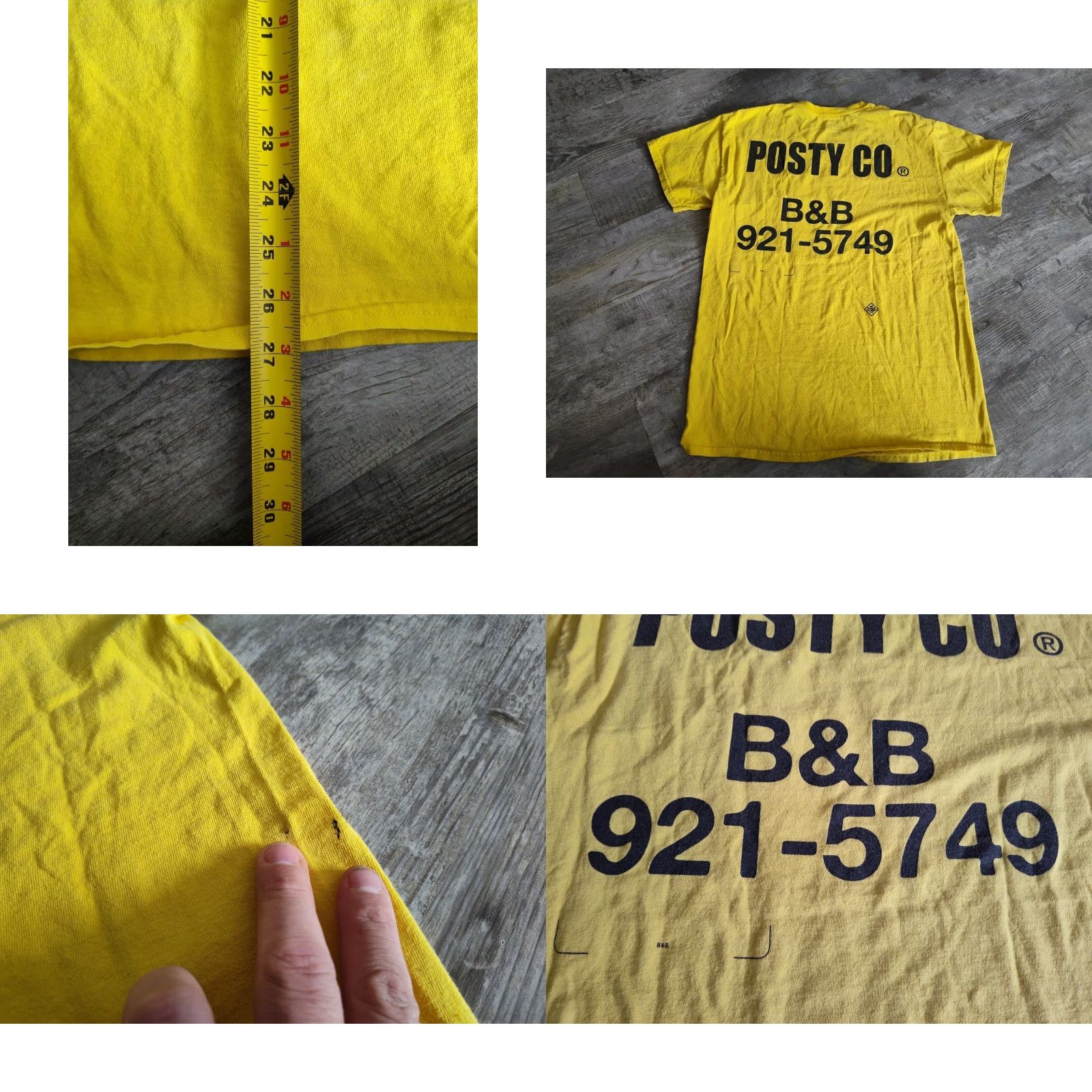 Vintage Post Malone Beerbongs & Bentleys T-Shirt Adult Medium Yellow Music Graphic Mens Size US M / EU 48-50 / 2 - 8 Thumbnail