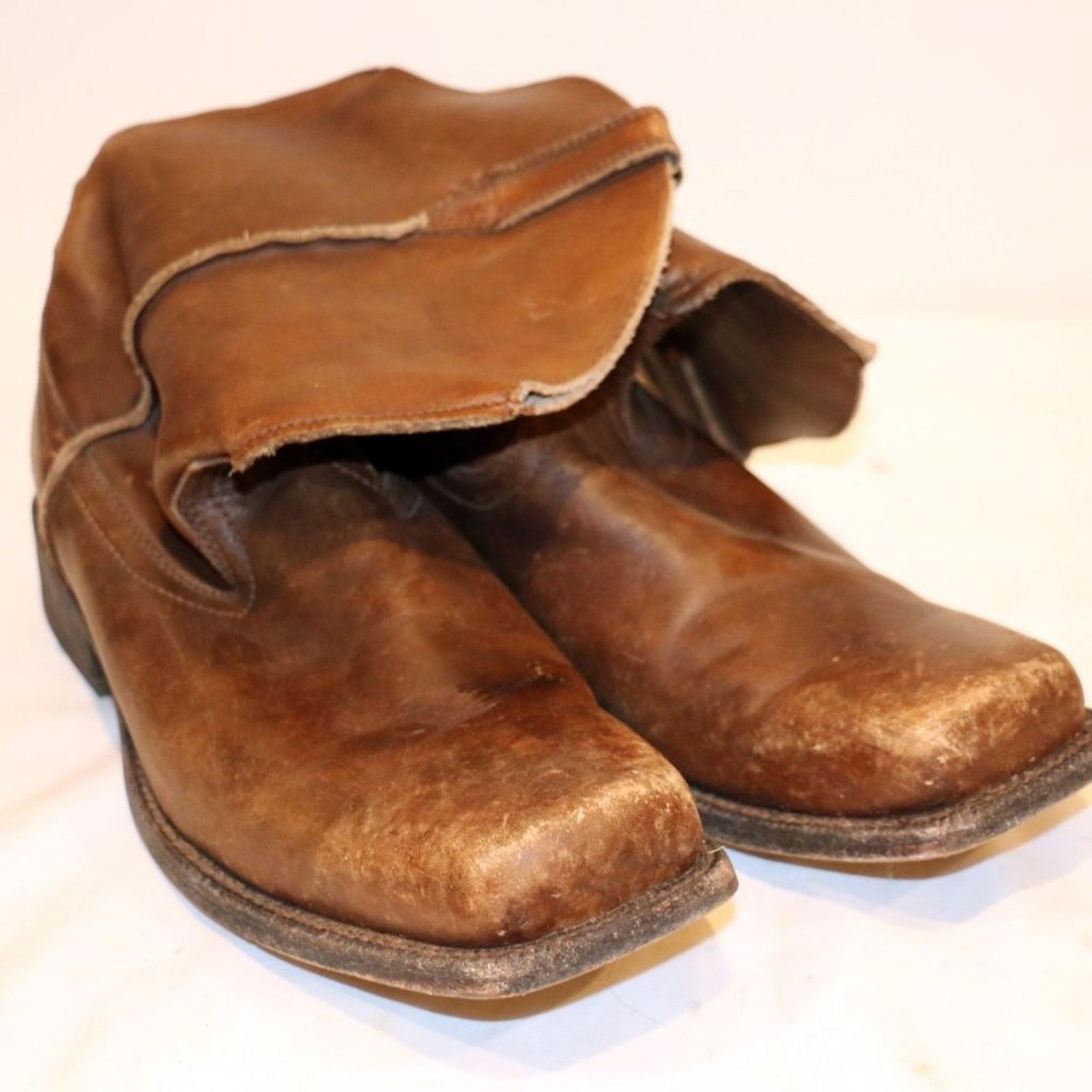 Ariat Ariat Men's Brown Rambler Leather Boots Size 13 # 10027227 Size US 13 / EU 46 - 1 Thumbnail