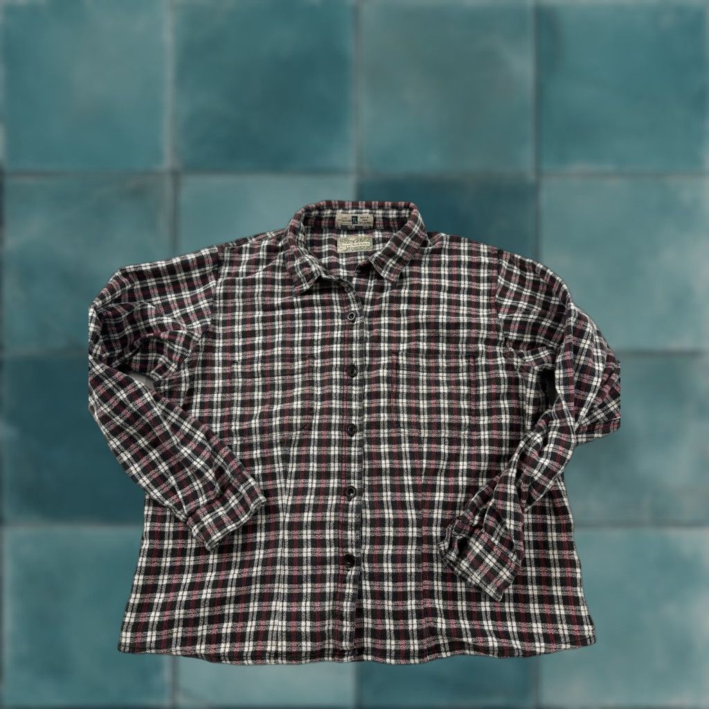 Royal Robbins VINTAGE Royal Robbins Shirt Womens XL Black Red White Plaid Flannel Button-Up Outdoors Size XL / US 12-14 / IT 48-50 - 1 Thumbnail