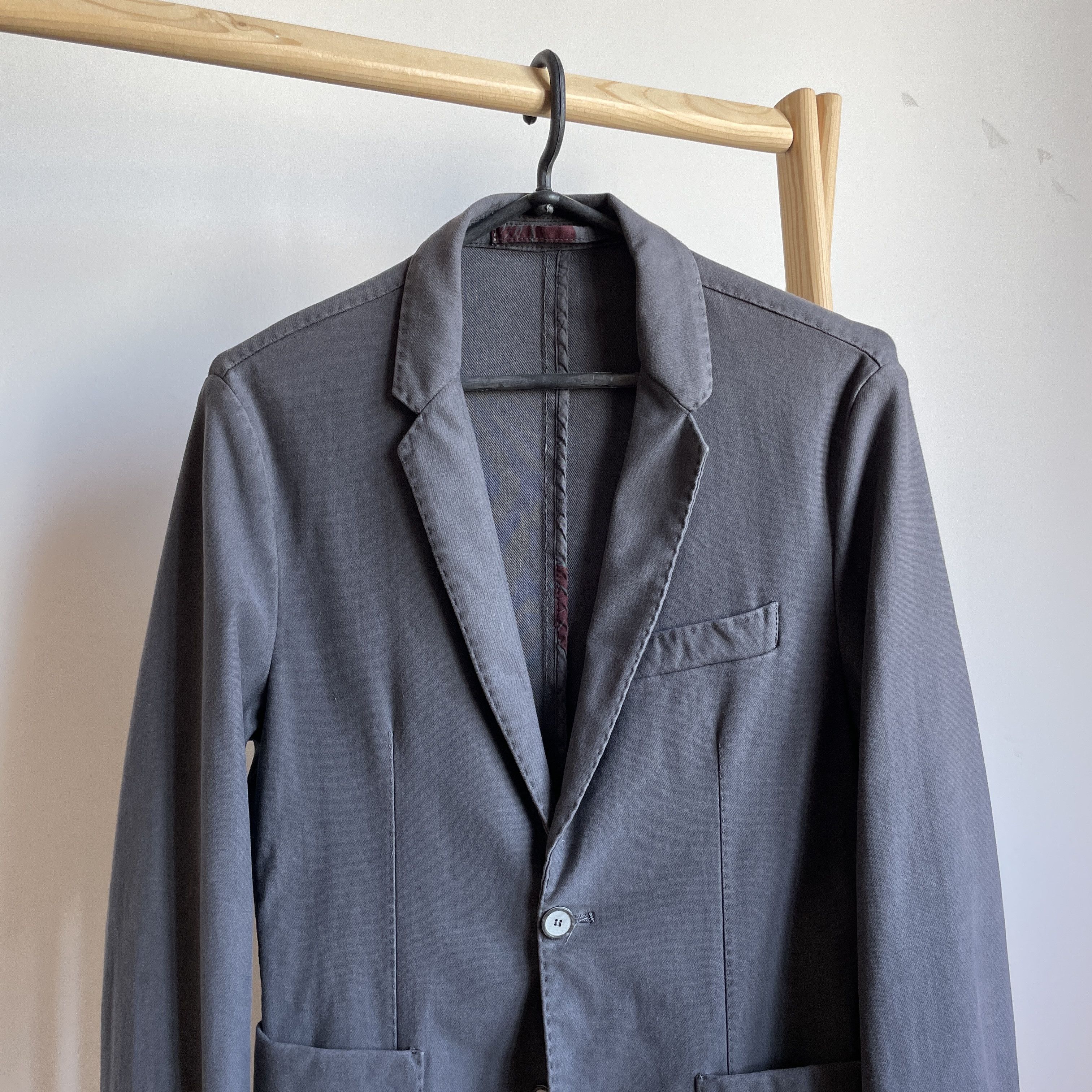 Other Havana & Co Cotton Garment Dyed Slim Unlined Blazer Size 38R - 4 Thumbnail