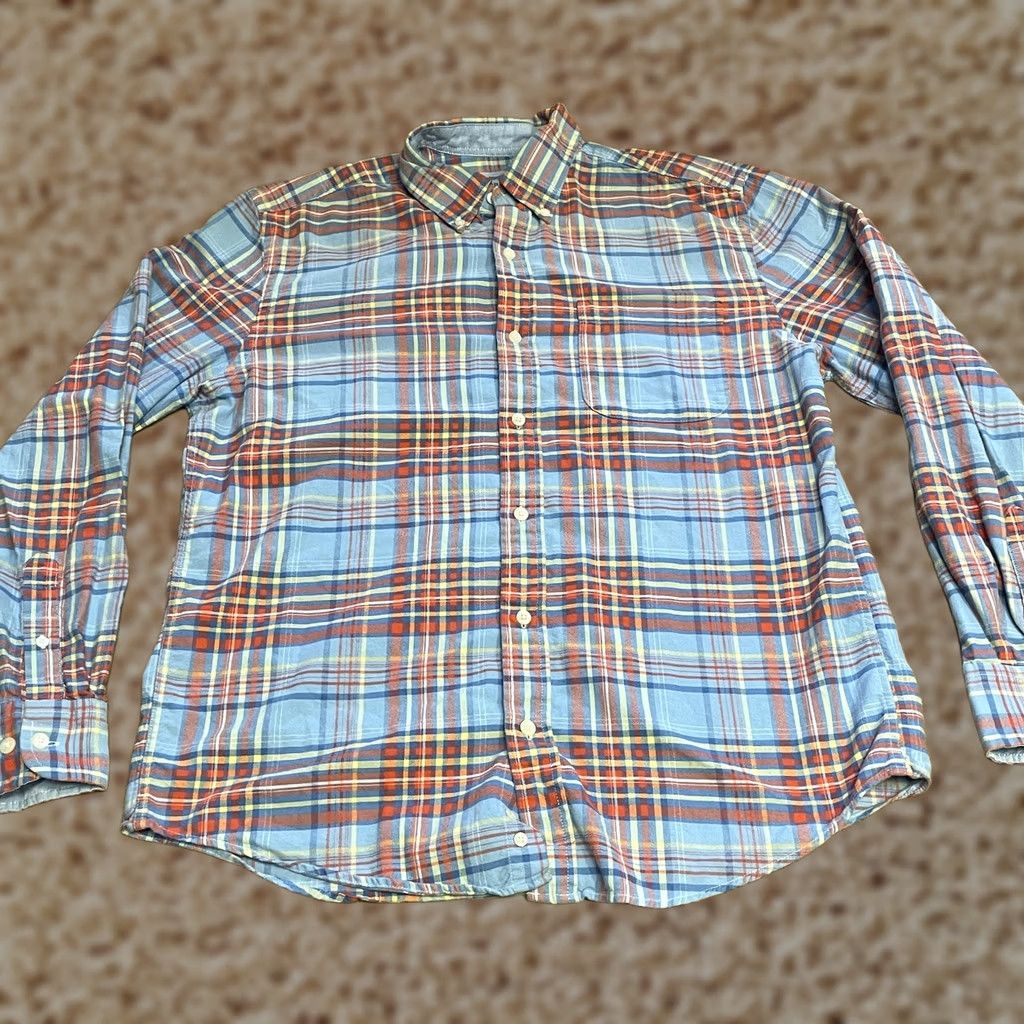 Vintage VINTAGE Saddlebred Shirt Mens Medium Plaid Oxford Button Down Long Sleeve Size US M / EU 48-50 / 2 - 1 Thumbnail