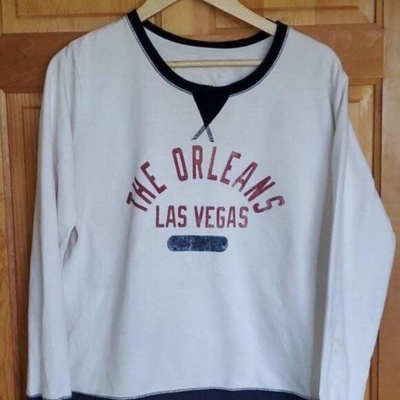 Camp David Camp David Sz L White Logo Las Vegas Long Sleeve Accented Sw Size L / US 10 / IT 46 - 2 Thumbnail