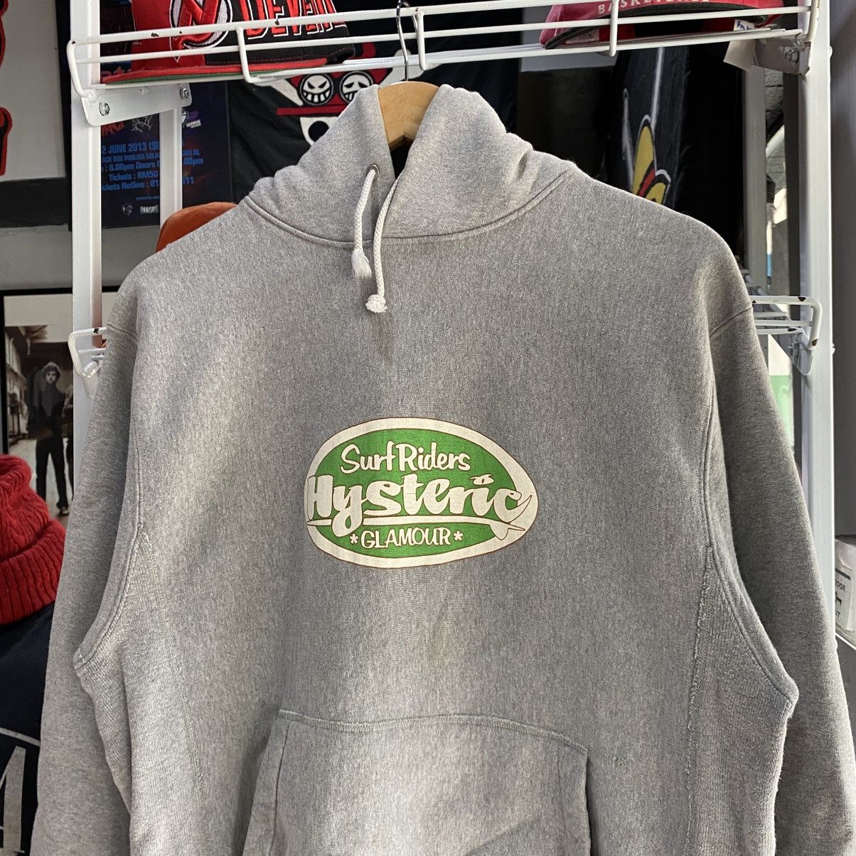 Hysteric Glamour × Japanese Brand Vtg Hysteric Glamour Surf Raider hoodies Size US M / EU 48-50 / 2 - 3 Thumbnail