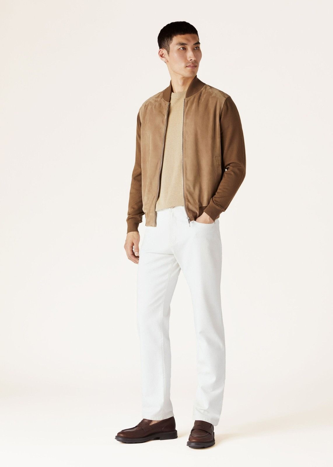 Loro Piana o1srvl11e0225 FAM4998 Lp Ivy Bomber Jacket in Brown Size US M / EU 48-50 / 2 - 4 Thumbnail