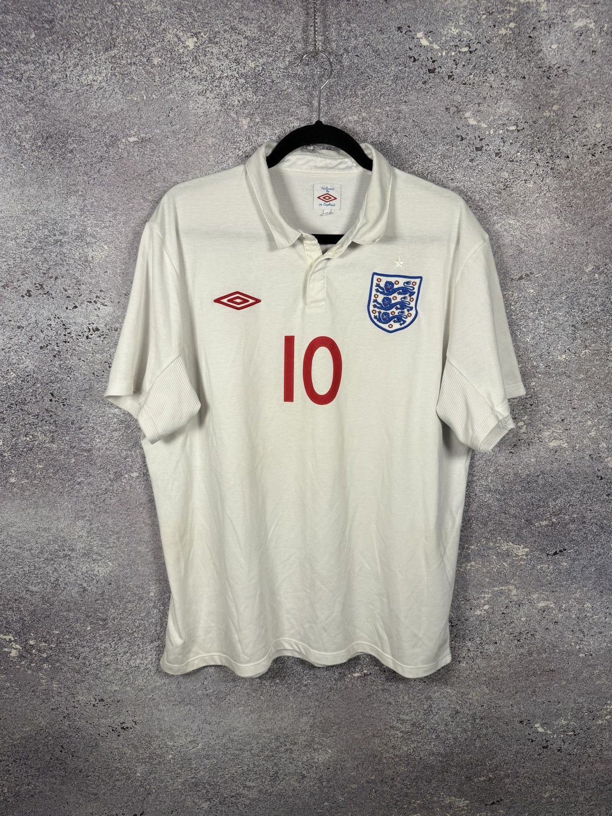 Umbro × Vintage ROONEY Vintage England National Team 2010 Umbro Jersey XL sz Size US XL / EU 56 / 4 - 1 Thumbnail