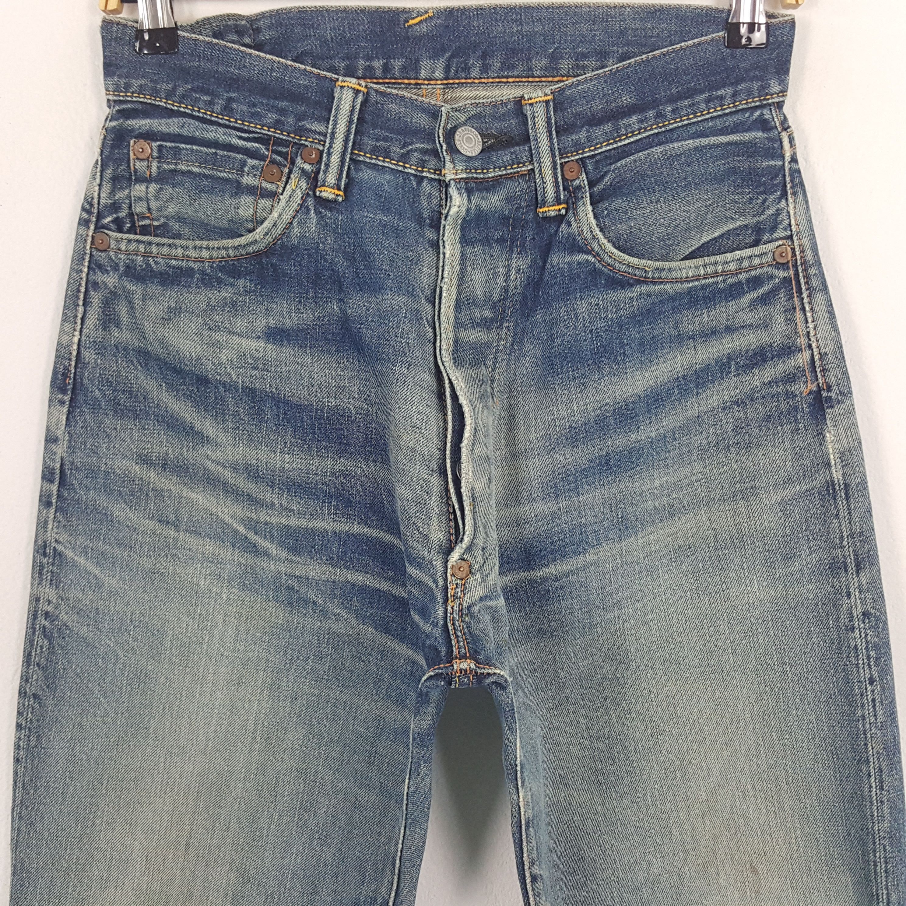 Evisu × Japanese Brand × Vintage Vintage Evisu Japanese Brand Daicock Custom Art Denim Jeans Size US 27 - 5 Thumbnail