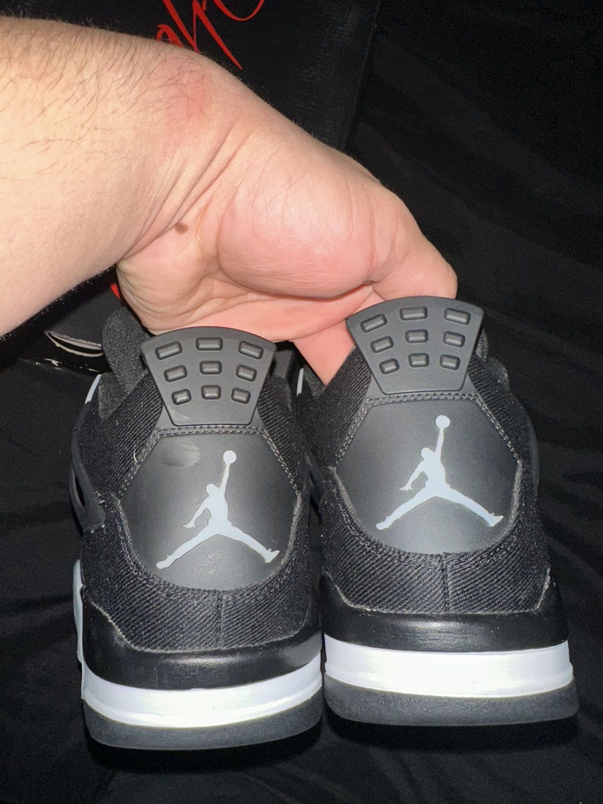 Jordan Brand Jordan 4 black canvas 🥷 Size US 10.5 / EU 43-44 - 4 Thumbnail