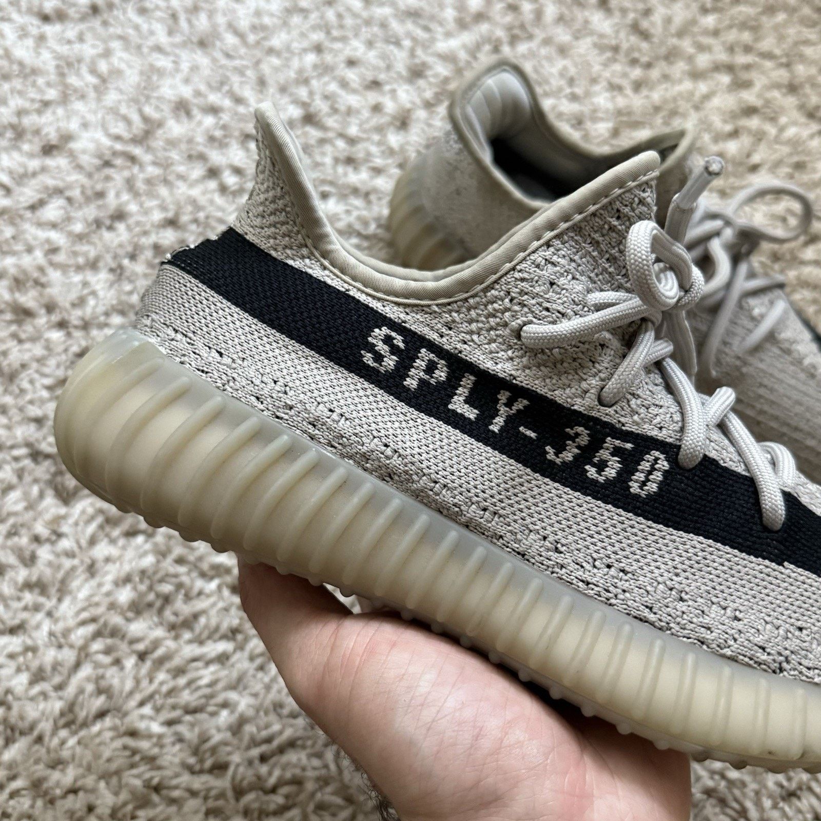 Adidas × Kanye West Adidas Yeezy Boost 350 V2 Shoes 'Slate' / HP7870 / Size 4.5 Size US 5 / EU 37 - 12 Thumbnail