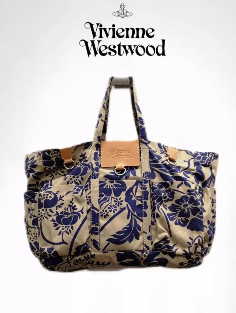 Vivienne Westwood Vivienne Westwood size os Saturn super large tote bag mommy Size ONE SIZE - 2 Thumbnail