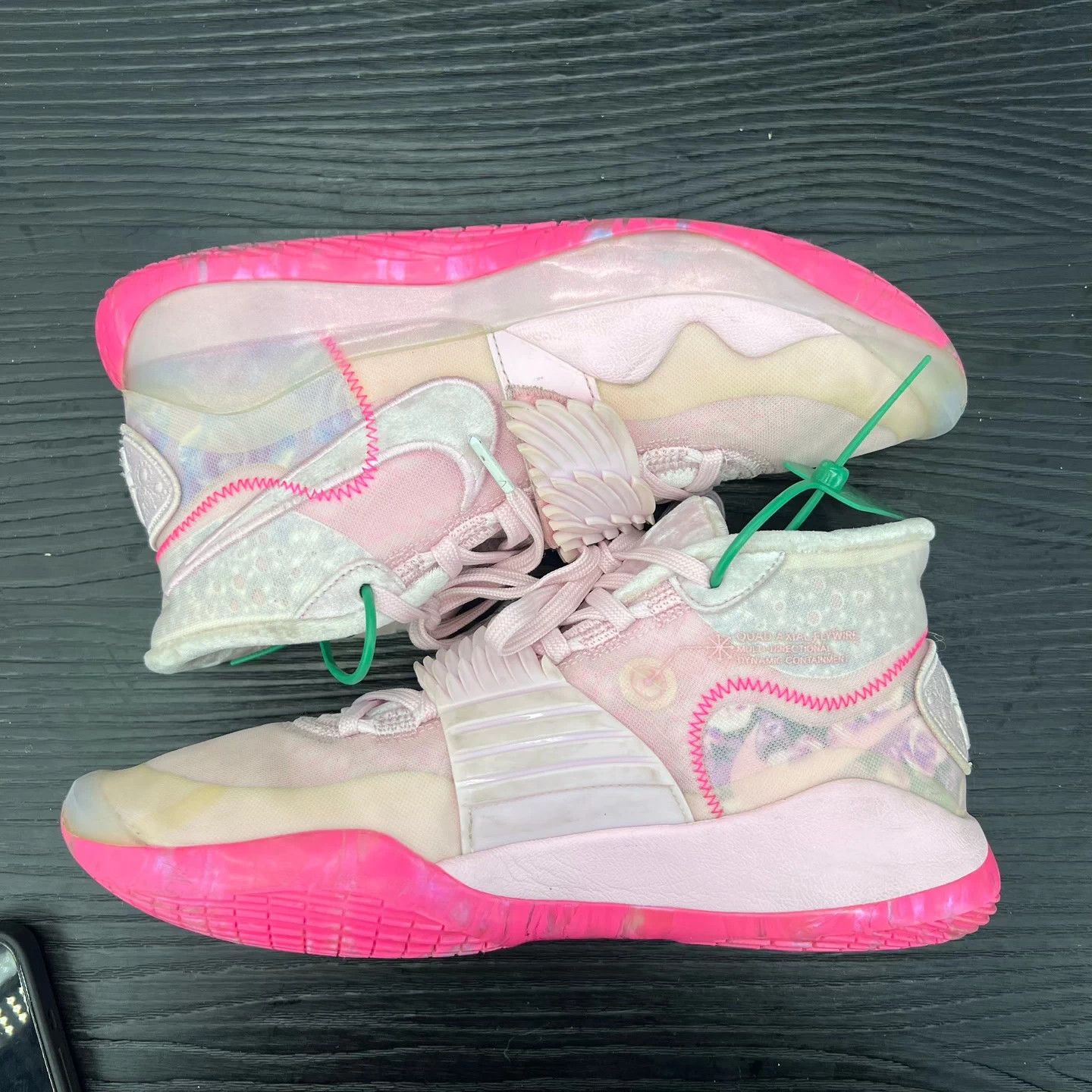 Nike KD 12 Breast Cancer Awareness Pink Size 43 New Size US 10 / EU 43 - 2 Thumbnail
