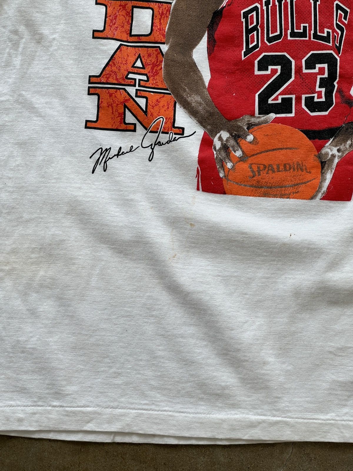 NBA Vintage 90s Michael Jordan Chicago Bulls BOOT Rap Tee XXL Size US XXL / EU 58 / 5 - 6 Thumbnail