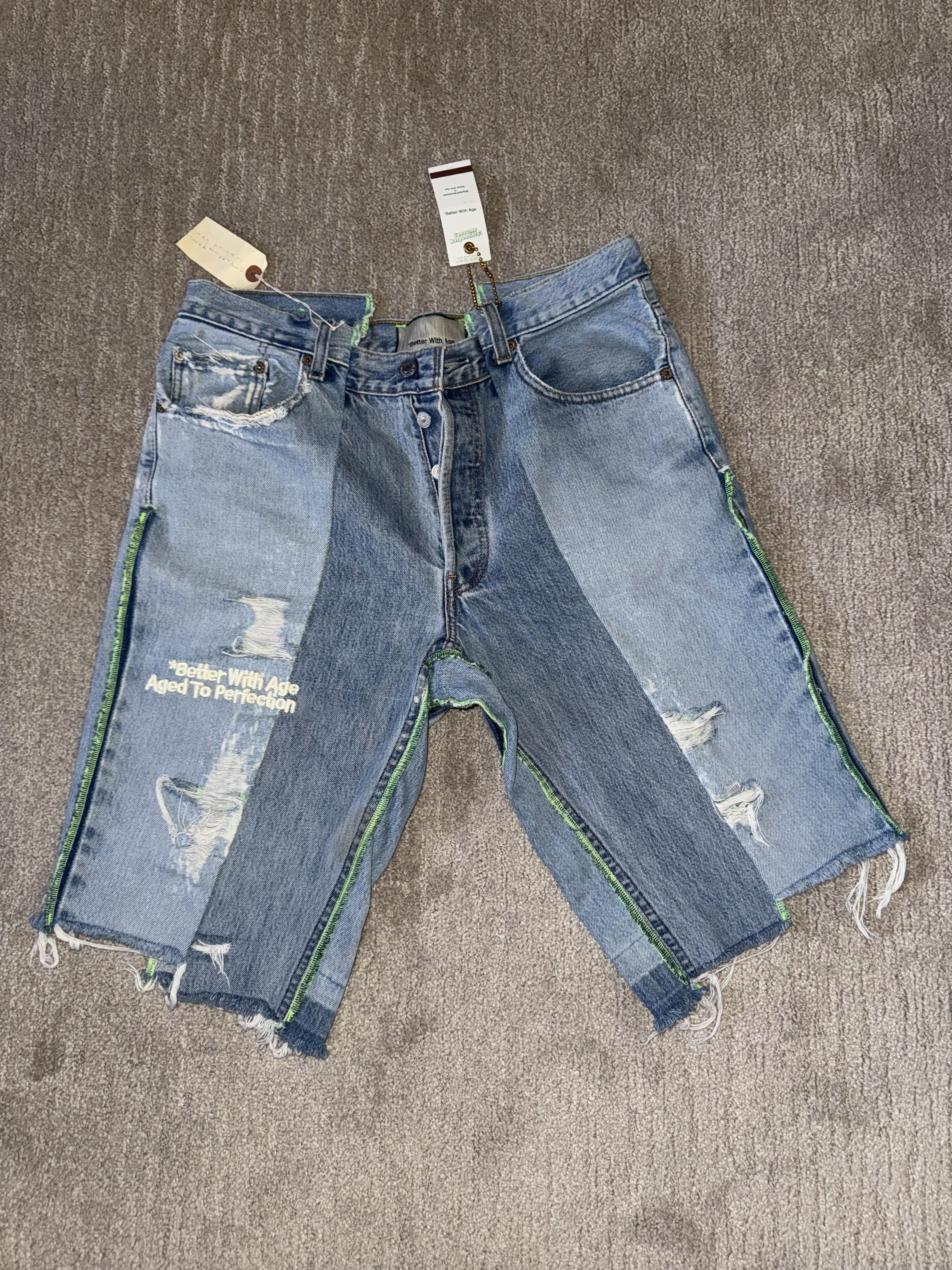 Better With Age Monroe Denim Shorts Size US 33 - 1 Thumbnail