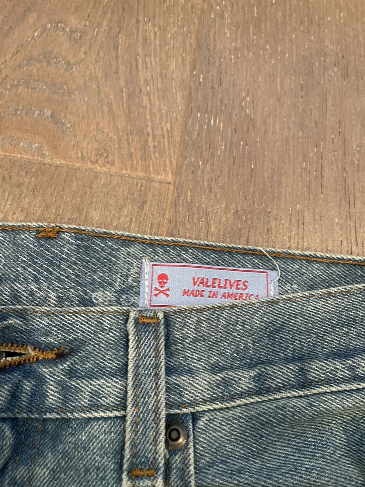 Vintage Vale Lives Stacked Jeans Size US 29 - 2 Thumbnail