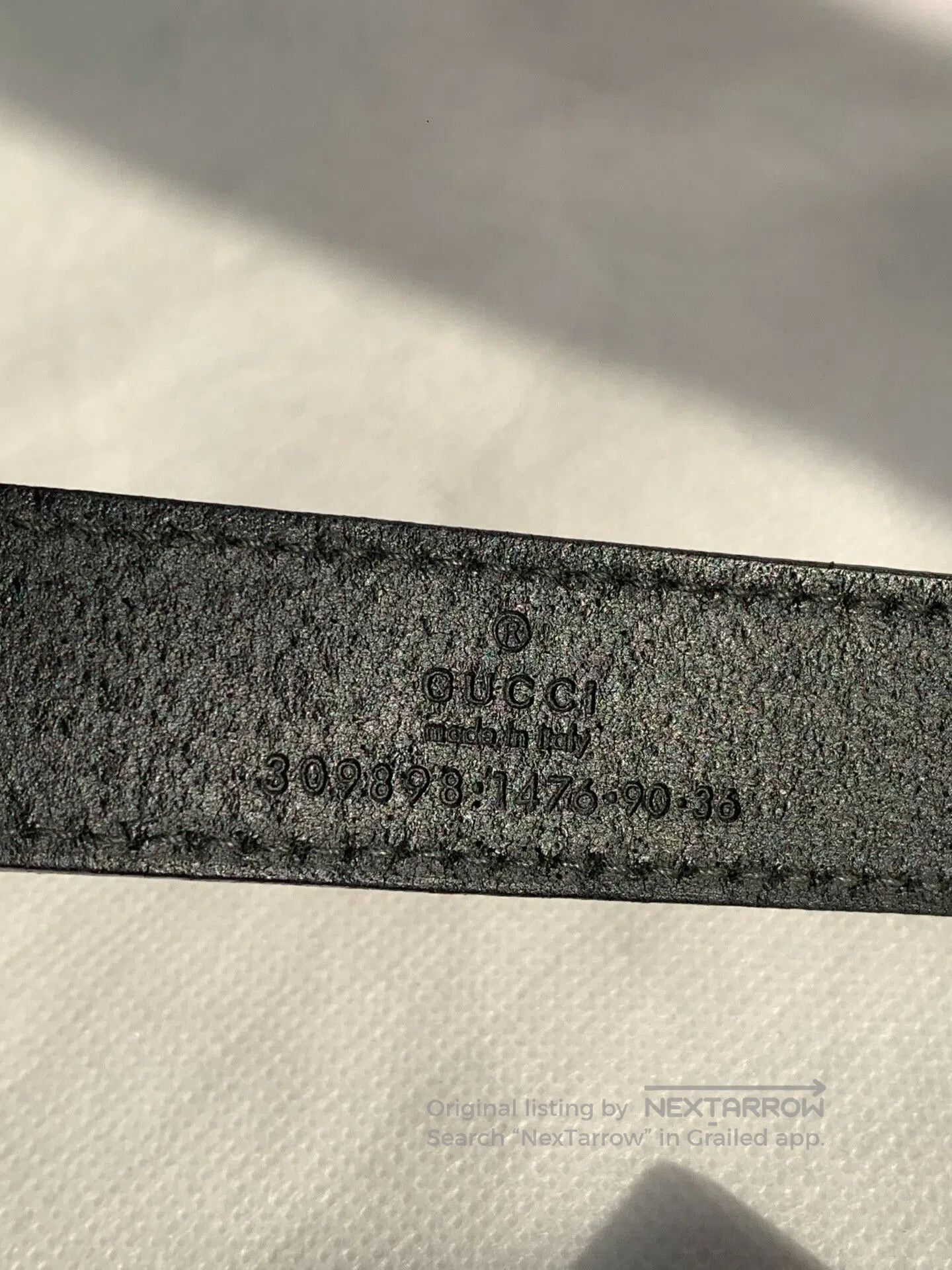 Gucci Gucci Black Leather Belt. Size ONE SIZE - 4 Thumbnail