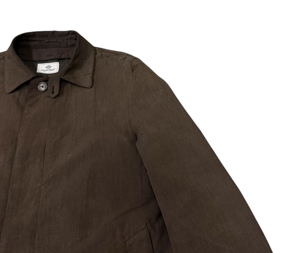 Beams Plus Vintage Beams Heart Two Tones Colour Overcoat Jacket Size US M / EU 48-50 / 2 - 2 Thumbnail