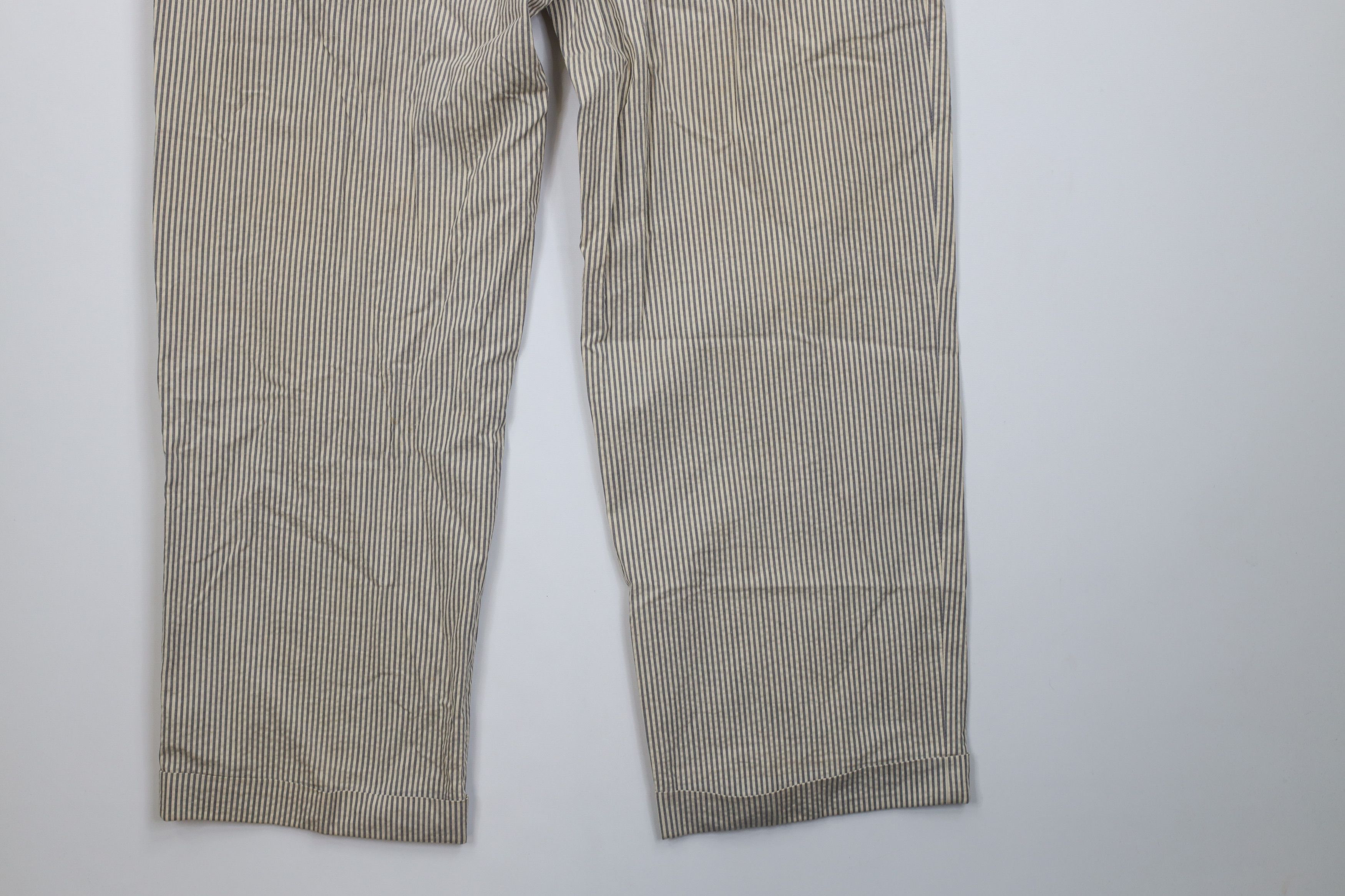 Polo Ralph Lauren Vintage 70s Ralph Lauren Seer Sucker Wide Leg Pants USA Size US 32 / EU 48 - 15 Thumbnail