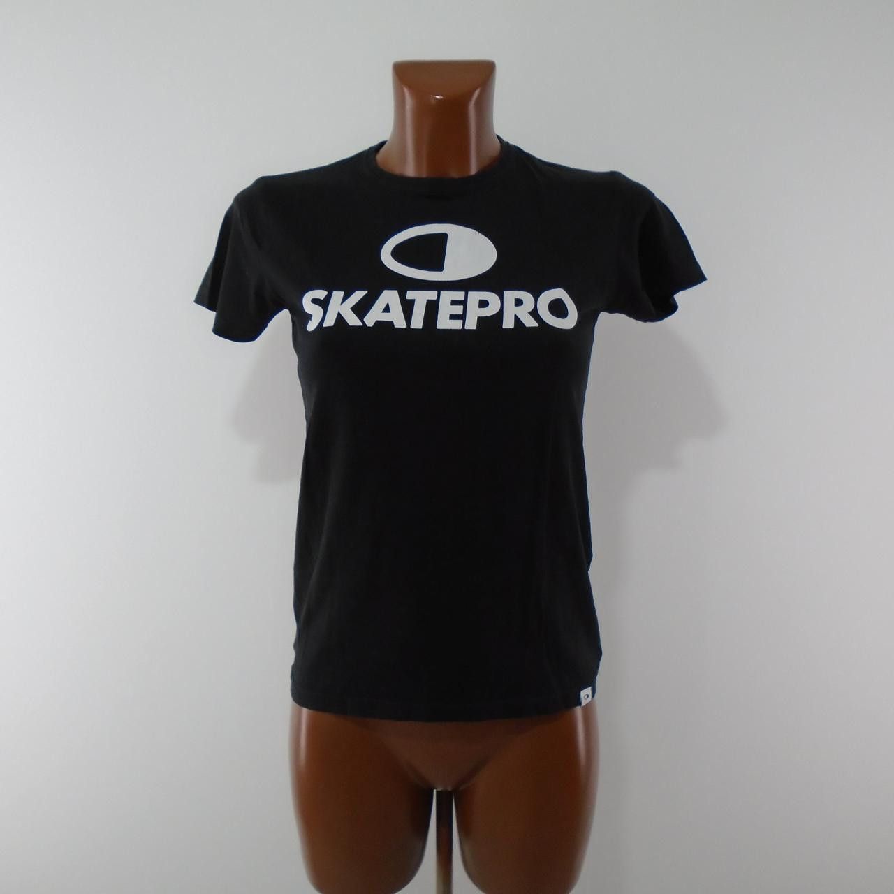 Vintage Women's T-Shirt Skatepro. Black. XS. Used. Good Size XS / US 0-2 / IT 36-38 - 2 Thumbnail