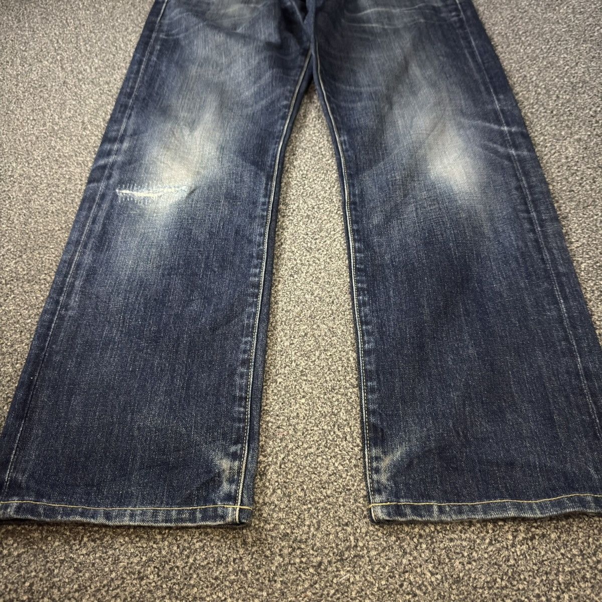 Undercover × Uniqlo 🔥🇯🇵 Vintage Y2K Japanese Uniqlo UJ Kaihara Denim Jeans Size US 31 - 6 Thumbnail