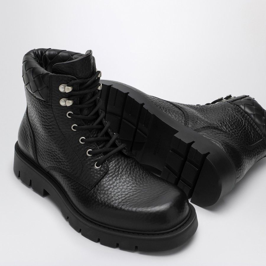 Bottega Veneta o1d2blof0226 Leather Ankle Boots in Black Size US 7 / EU 40 - 5 Thumbnail