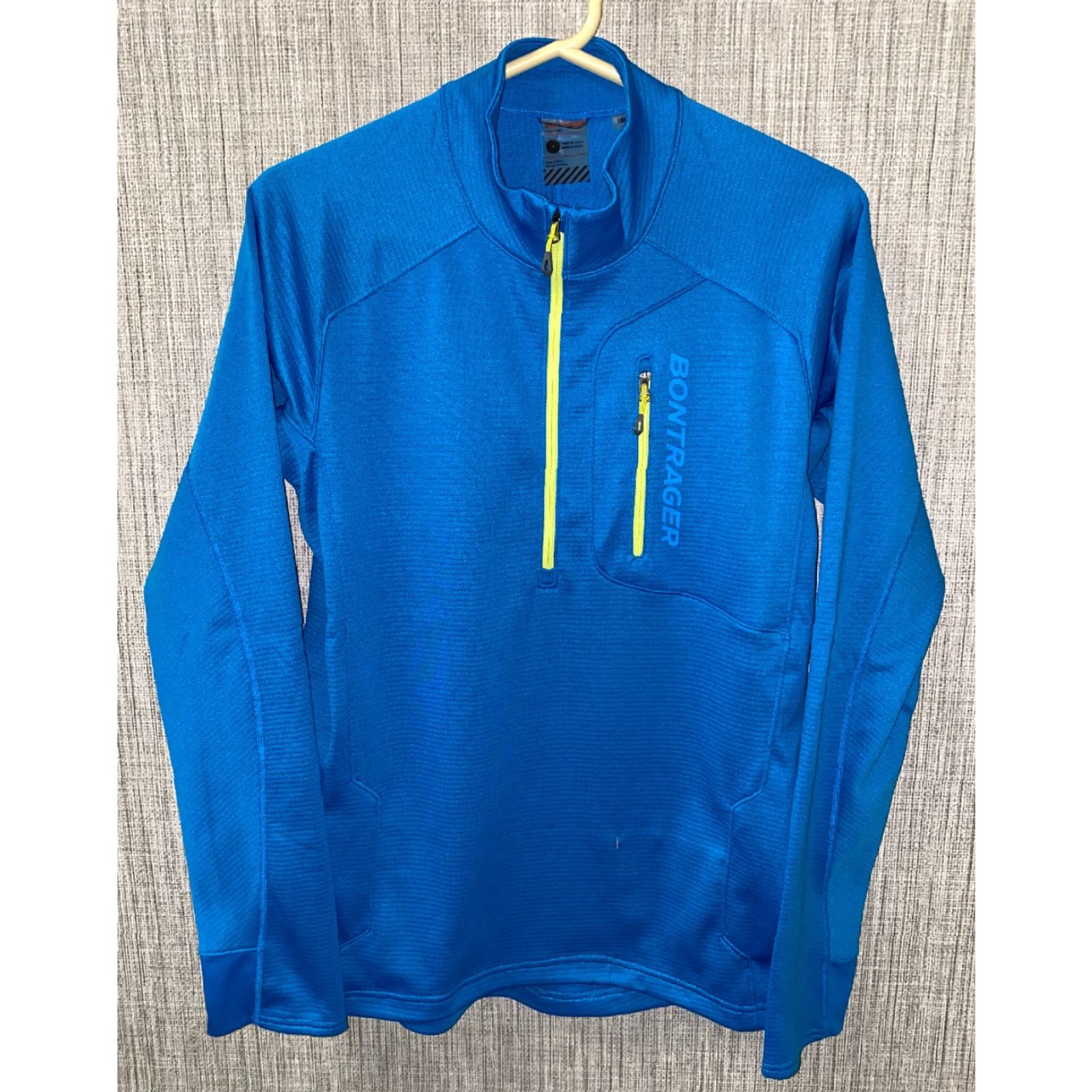 Vintage Bontrager Womens Blue Semi-Fitted 1/2 Zip Pullover Jacket Size M Size M / US 6-8 / IT 42-44 - 2 Thumbnail