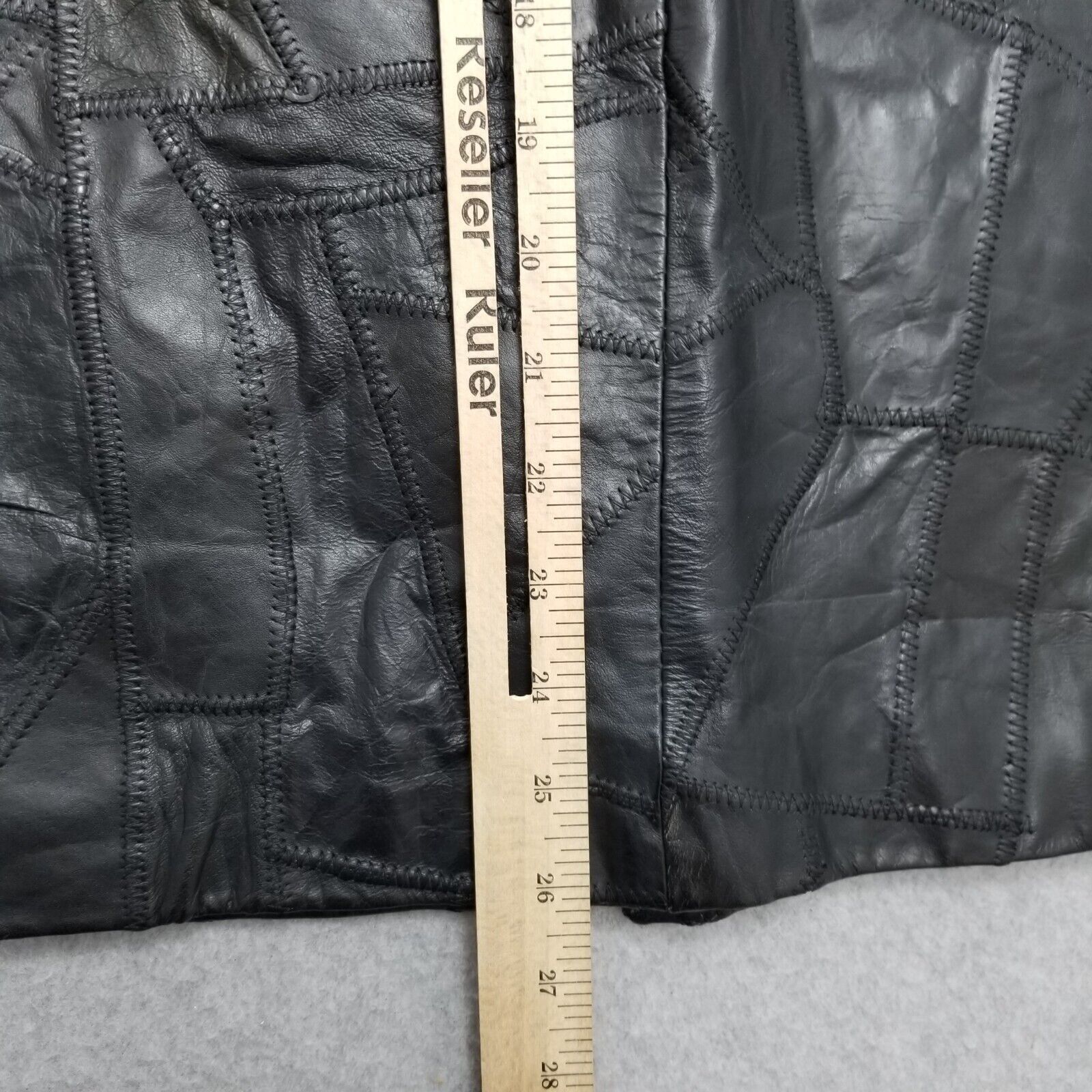 Other Lion Leather Skirt Womens 13/14 Black 29x26 Size 29" - 6 Thumbnail