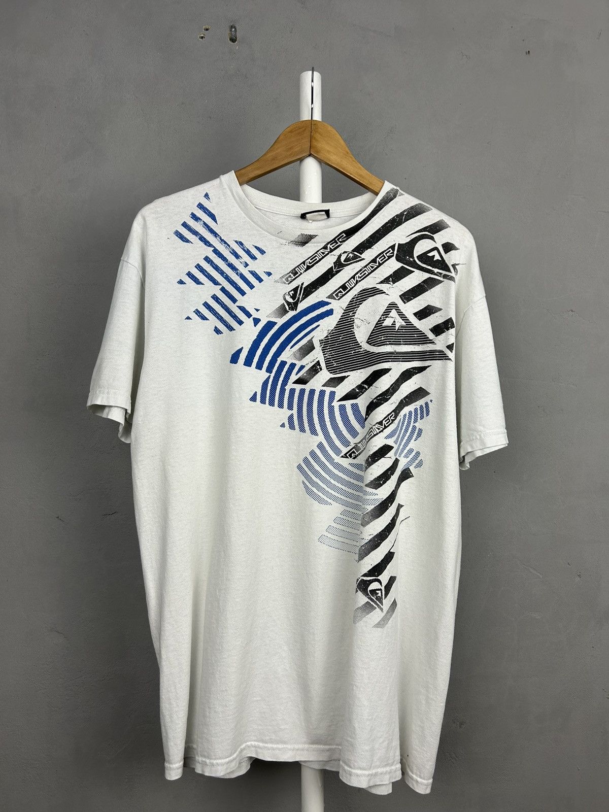 Quiksilver Vintage Quiksilver big logo hype t shirt Size US L / EU 52-54 / 3 - 2 Thumbnail