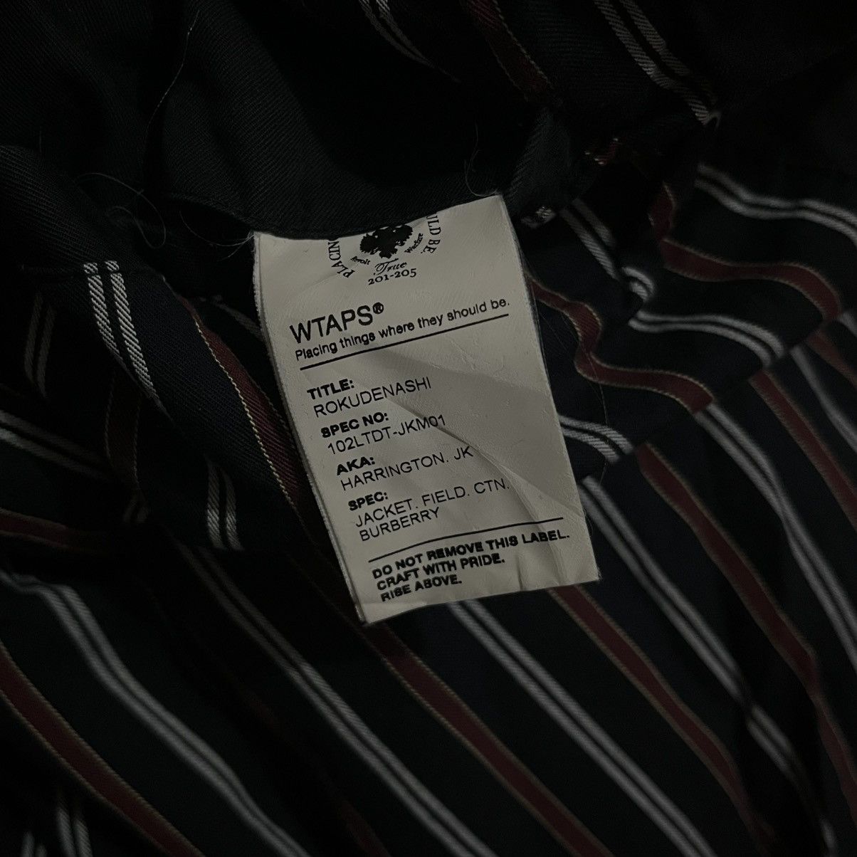 Wtaps Wtaps Rukodenashi Casual Zipper Jacket Size US S / EU 44-46 / 1 - 11 Thumbnail