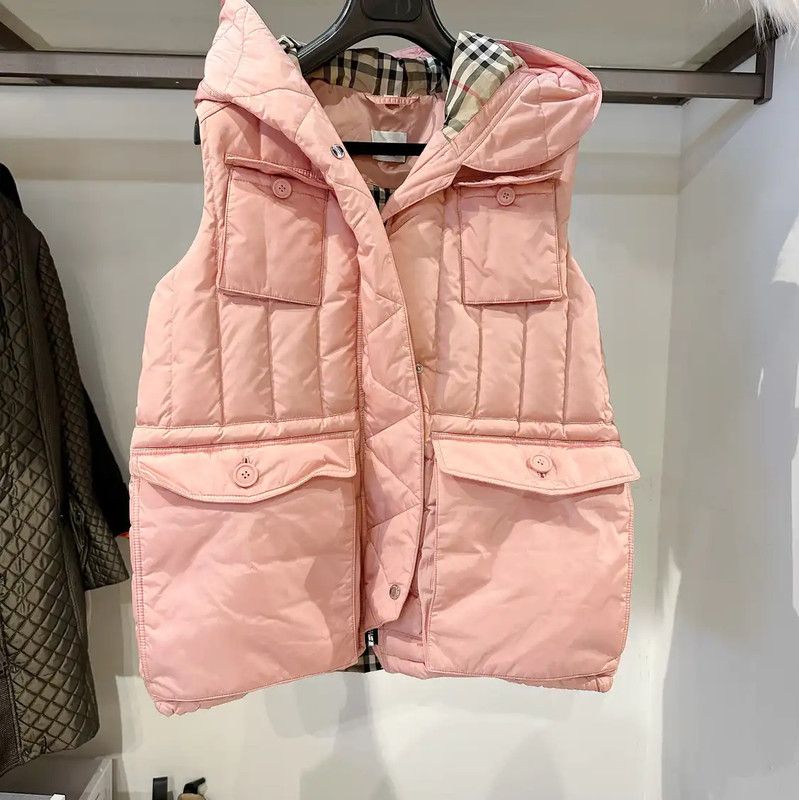 Burberry Pink Padded Women's Vest