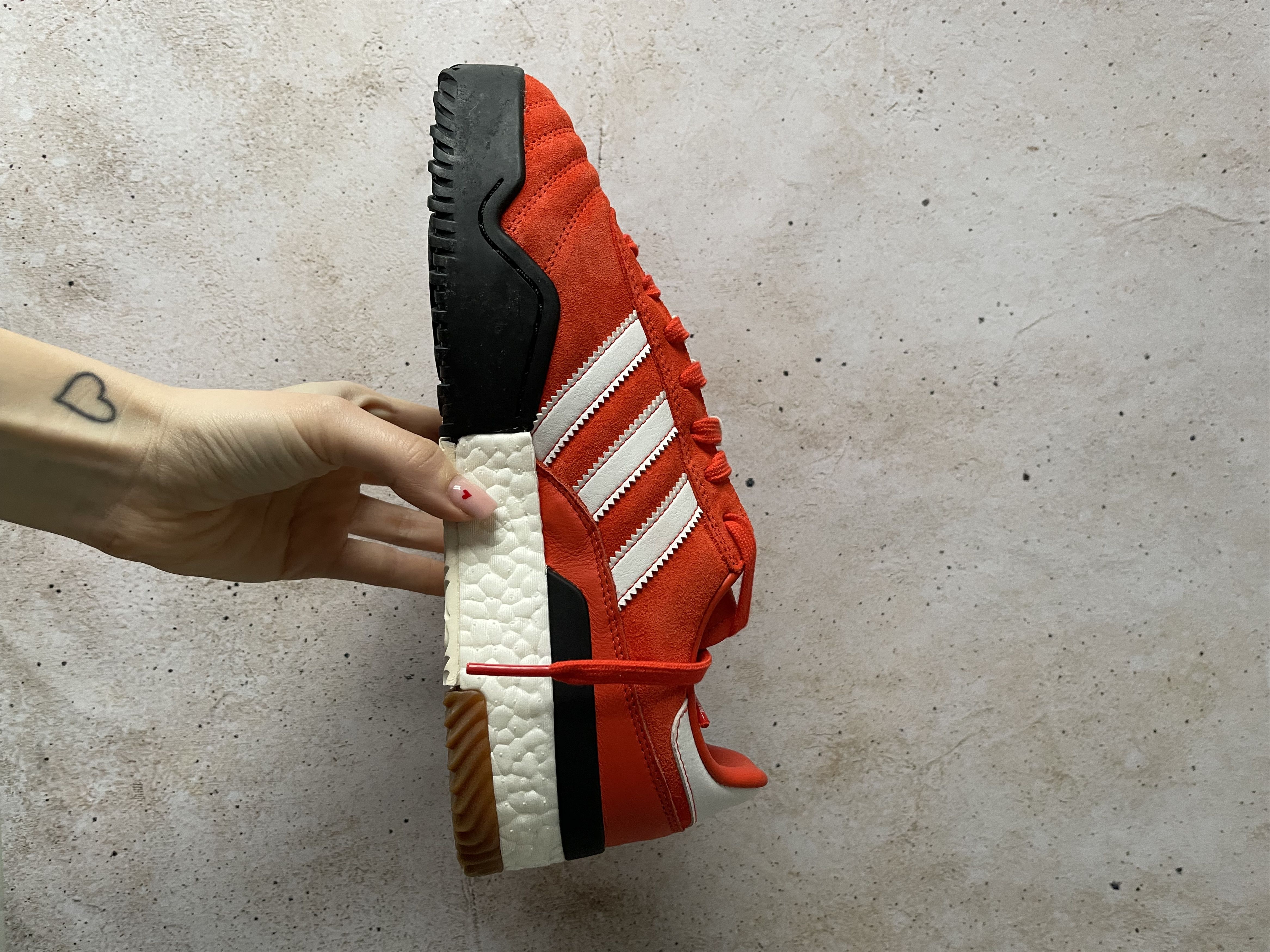 Adidas adidas alexander Wang Bball Soccer Bold Orange Sneakers Size US 6.5 / EU 39-40 - 2 Thumbnail