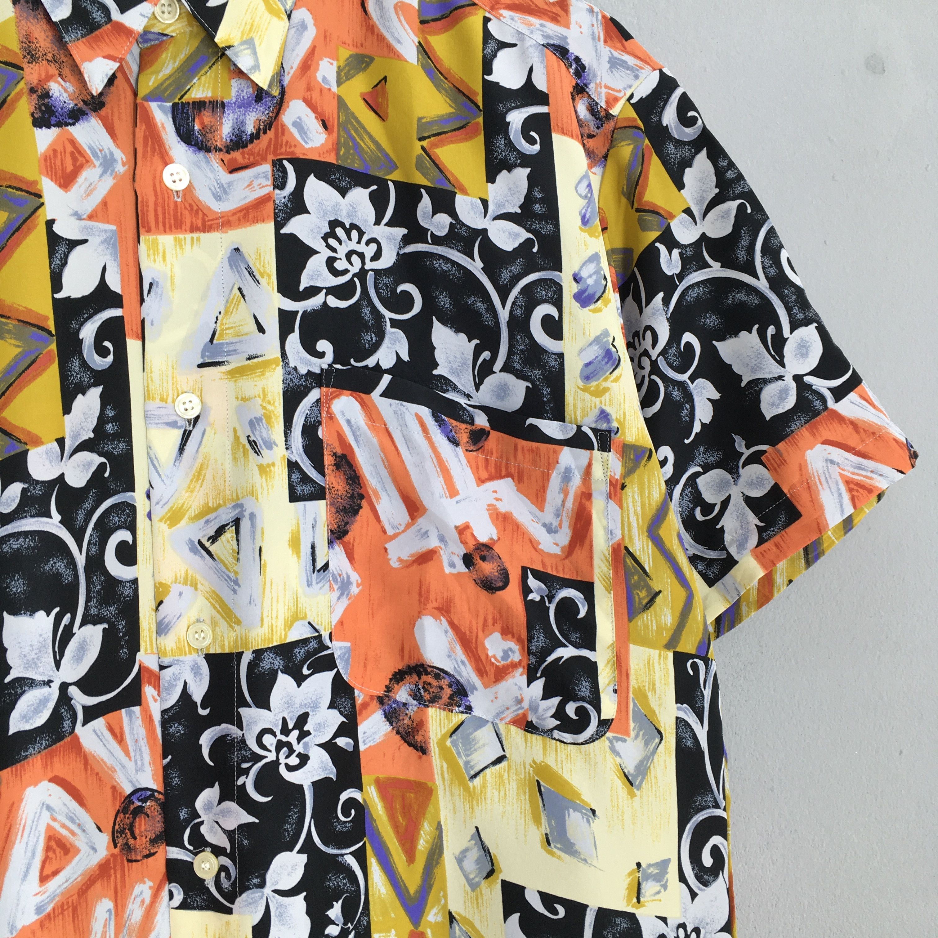 Other Vintage Hawaiian Abstract Polyester Shirt Medium Size US M / EU 48-50 / 2 - 4 Thumbnail