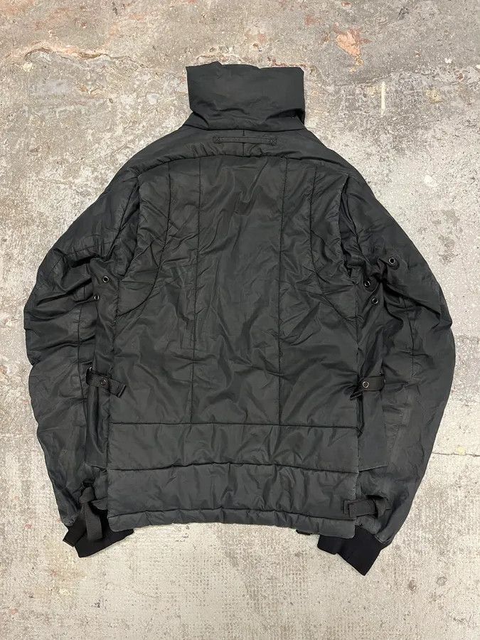 Prada 2000s Prada Aero Dark Contemporary Bomber Jacket Size US S / EU 44-46 / 1 - 2 Thumbnail