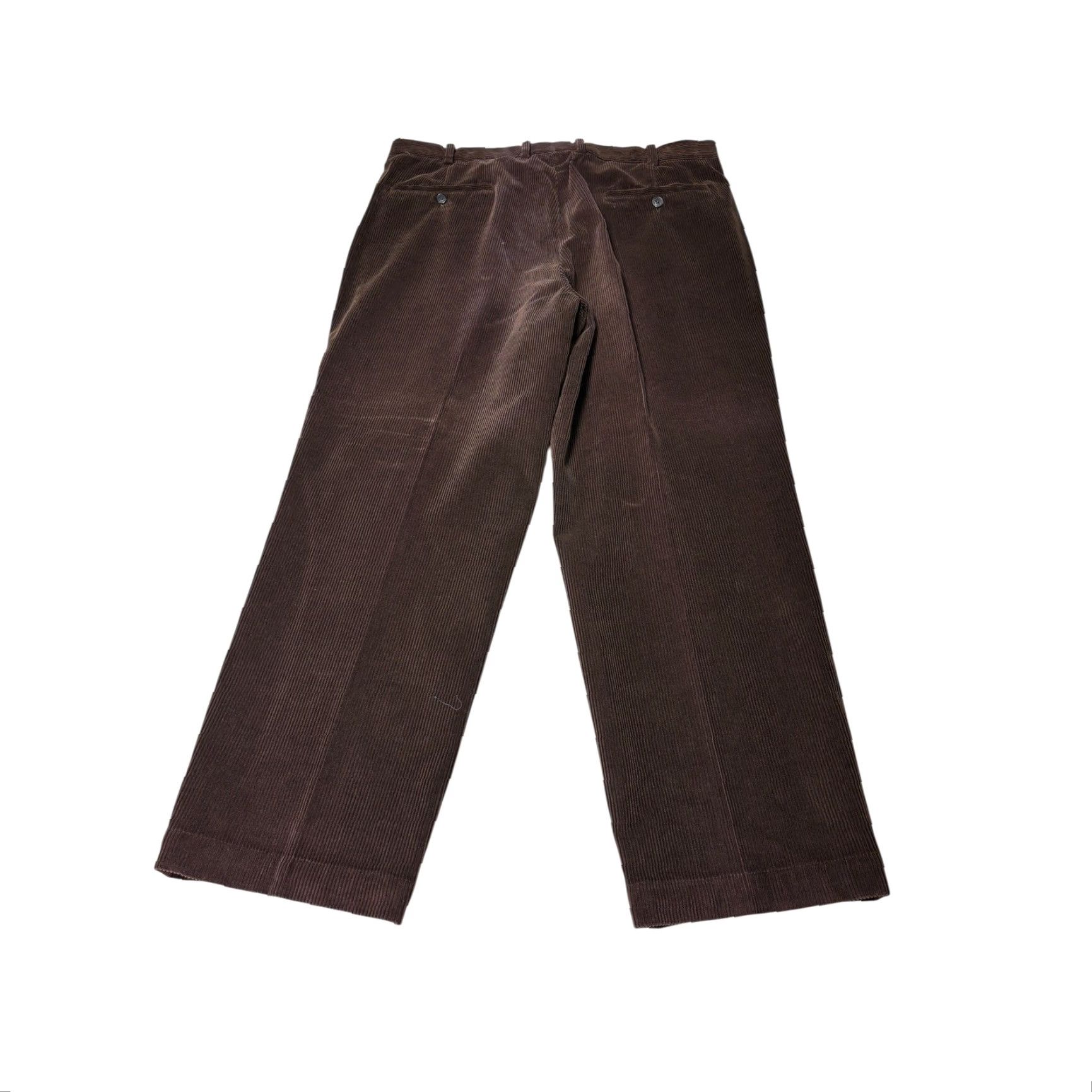 Brooks Brothers Brooks Brothers Hudson Corduroy Pants Mens 38x30 Brown Wide Wale Cotton Straight Pants Mens Brown Corduroy Hudson Size US 38 / EU 54 - 6 Thumbnail