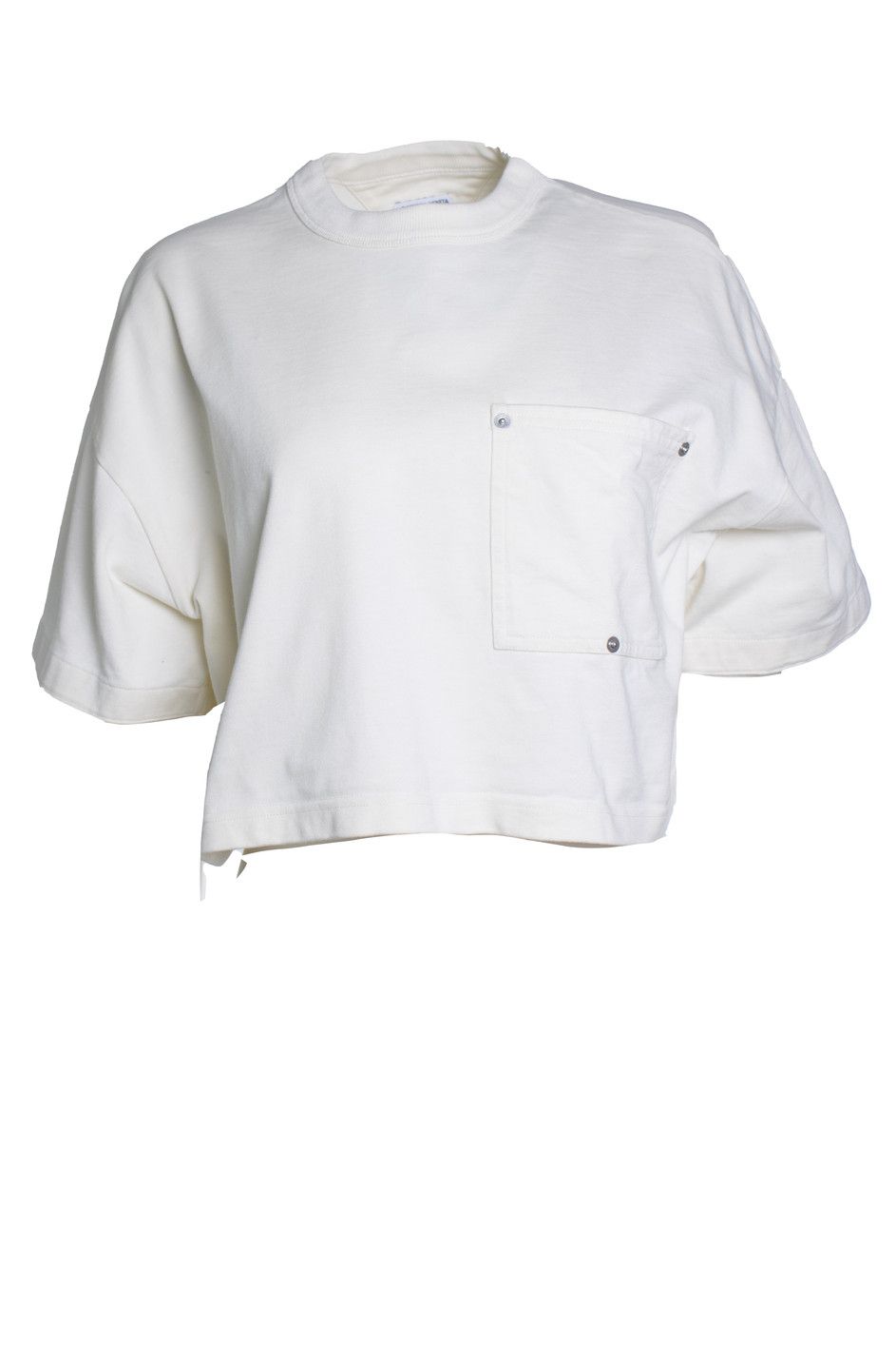 Bottega Veneta Bottega Veneta, off white cotton knit crewneck Size XS / US 0-2 / IT 36-38 - 5 Thumbnail