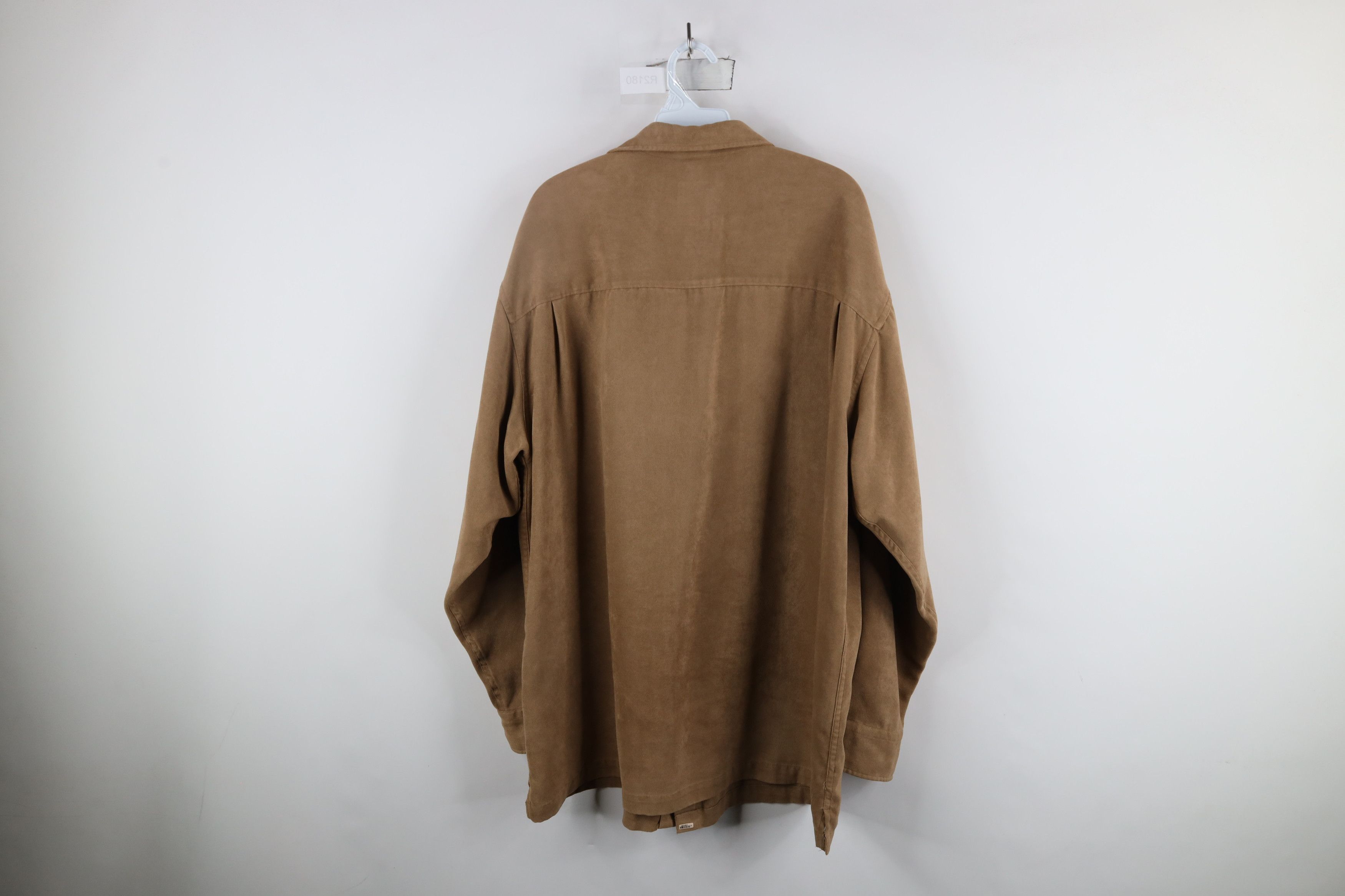 Vintage Vintage 90s Streetwear Microfiber Board Button Shirt Jacket Size US L / EU 52-54 / 3 - 10 Thumbnail
