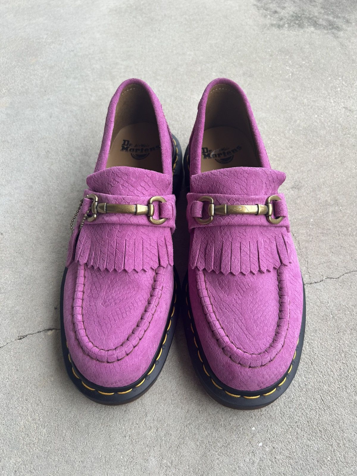 Dr. Martens Pink/purple dr martens adrian loafers Size US 9 / EU 42 - 7 Thumbnail