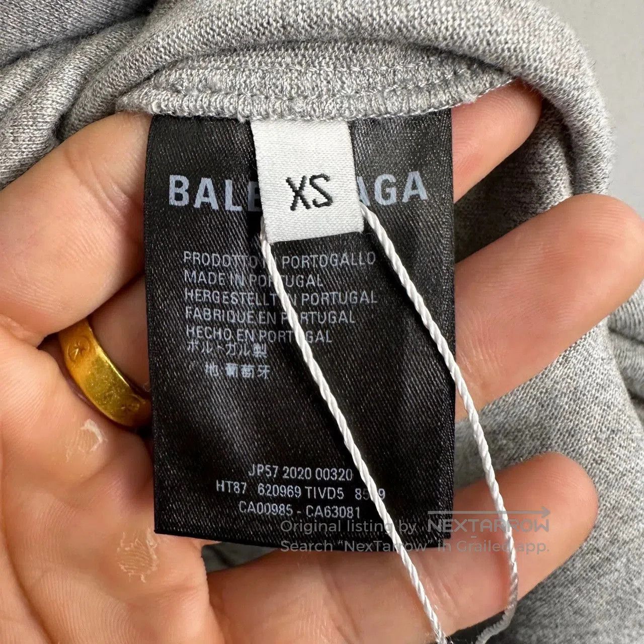 Balenciaga balenciaga gray short sleeve shirt. Size US M / EU 48-50 / 2 - 4 Thumbnail
